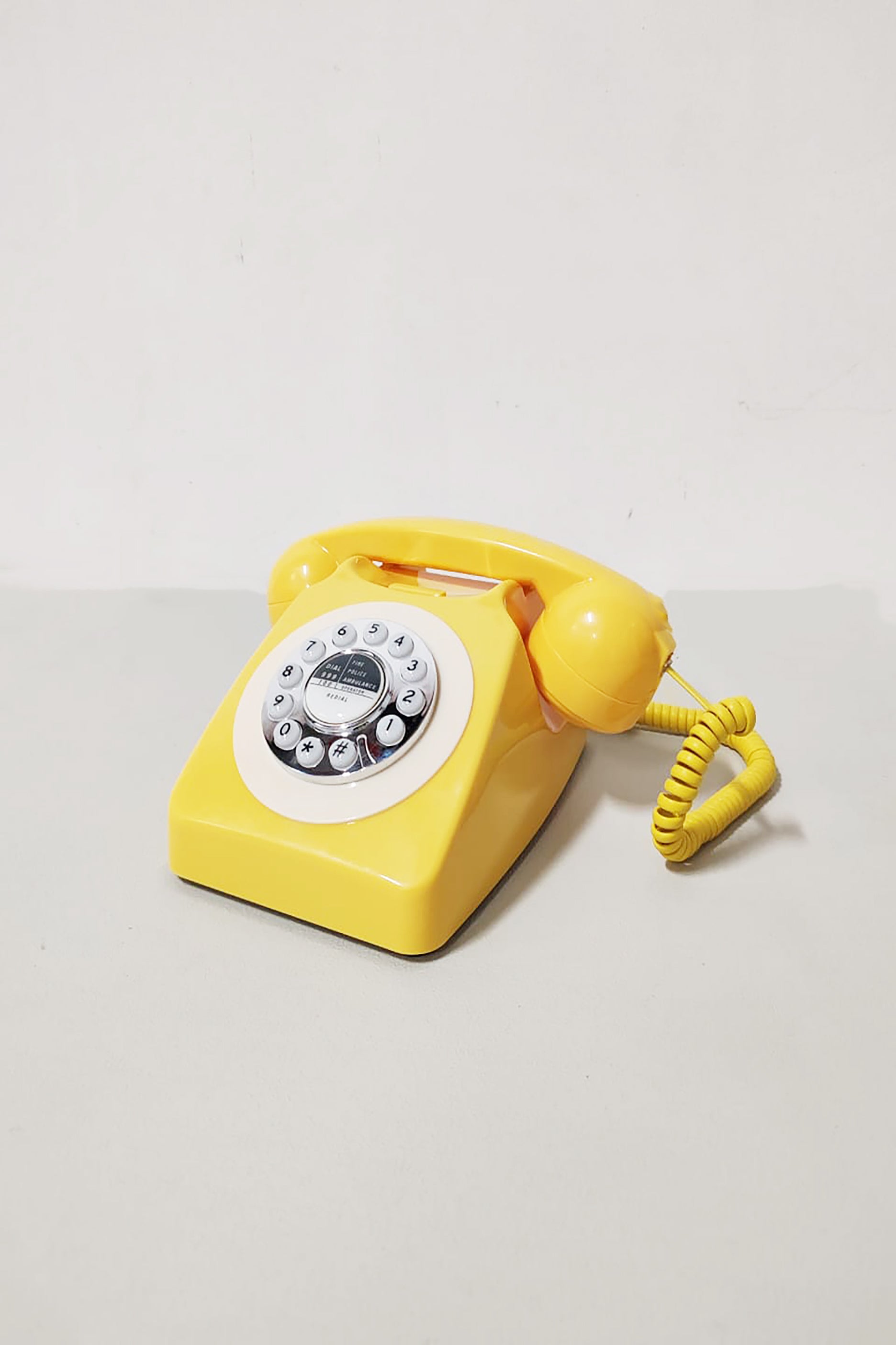 Vintage Yellow Telephone