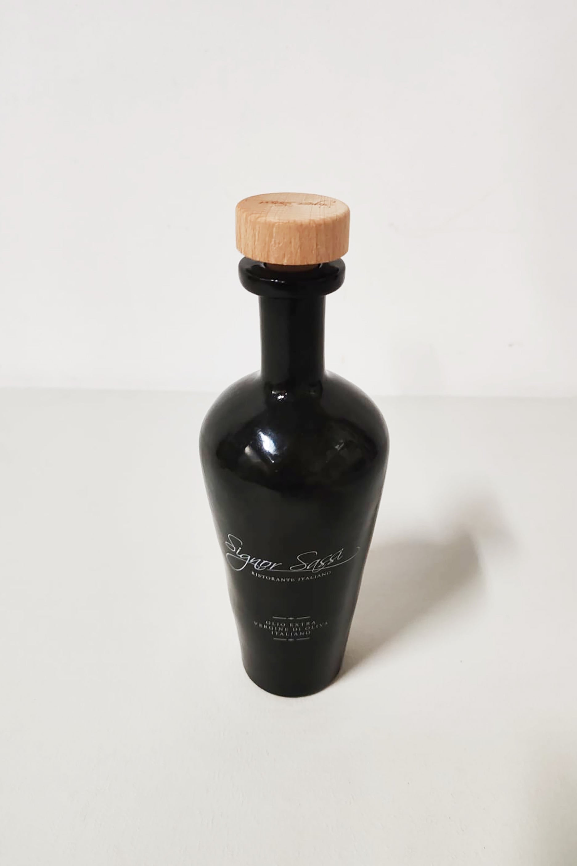 Black Glass Bottle