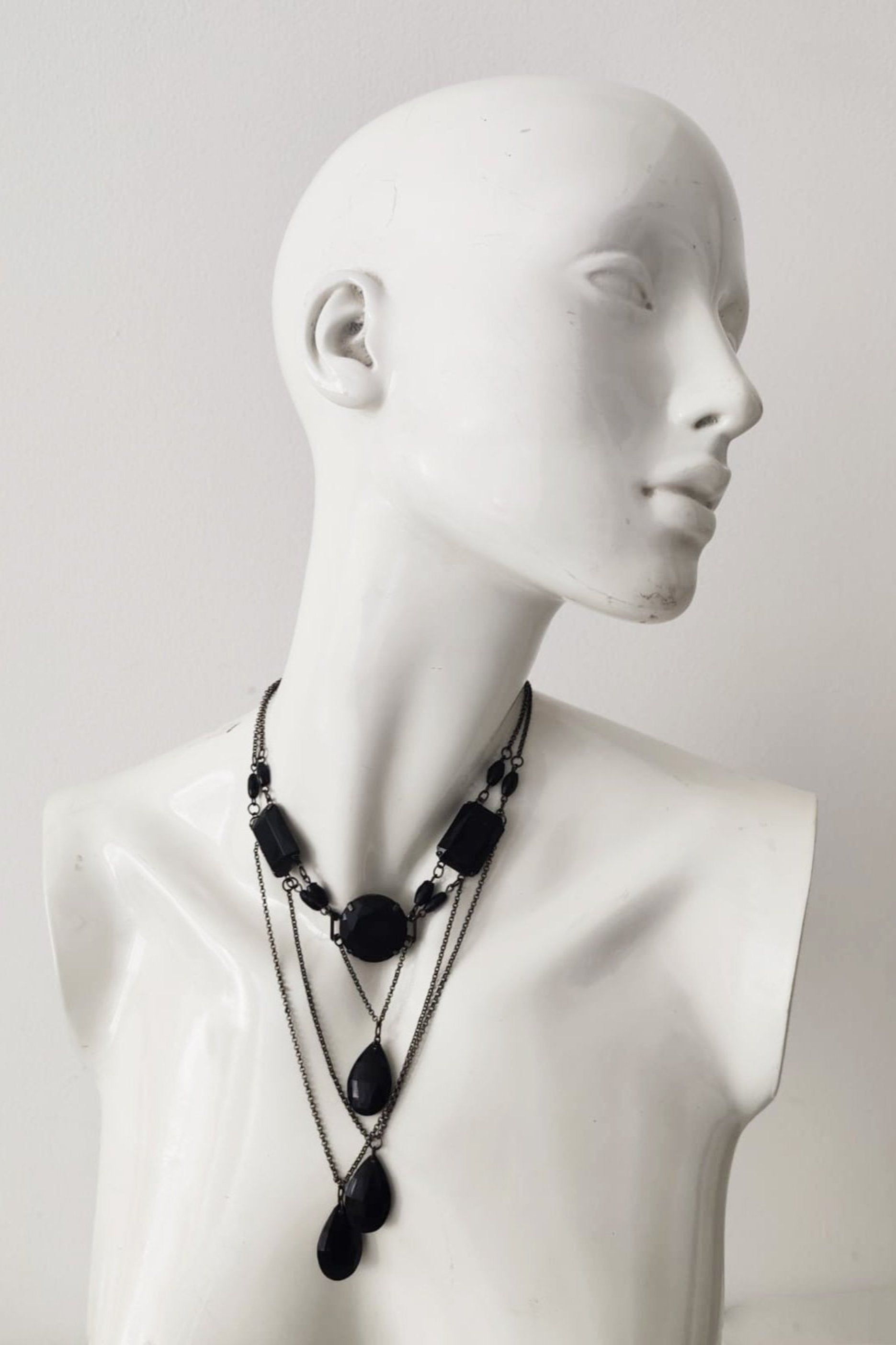 Glass Stone Alloy Necklace