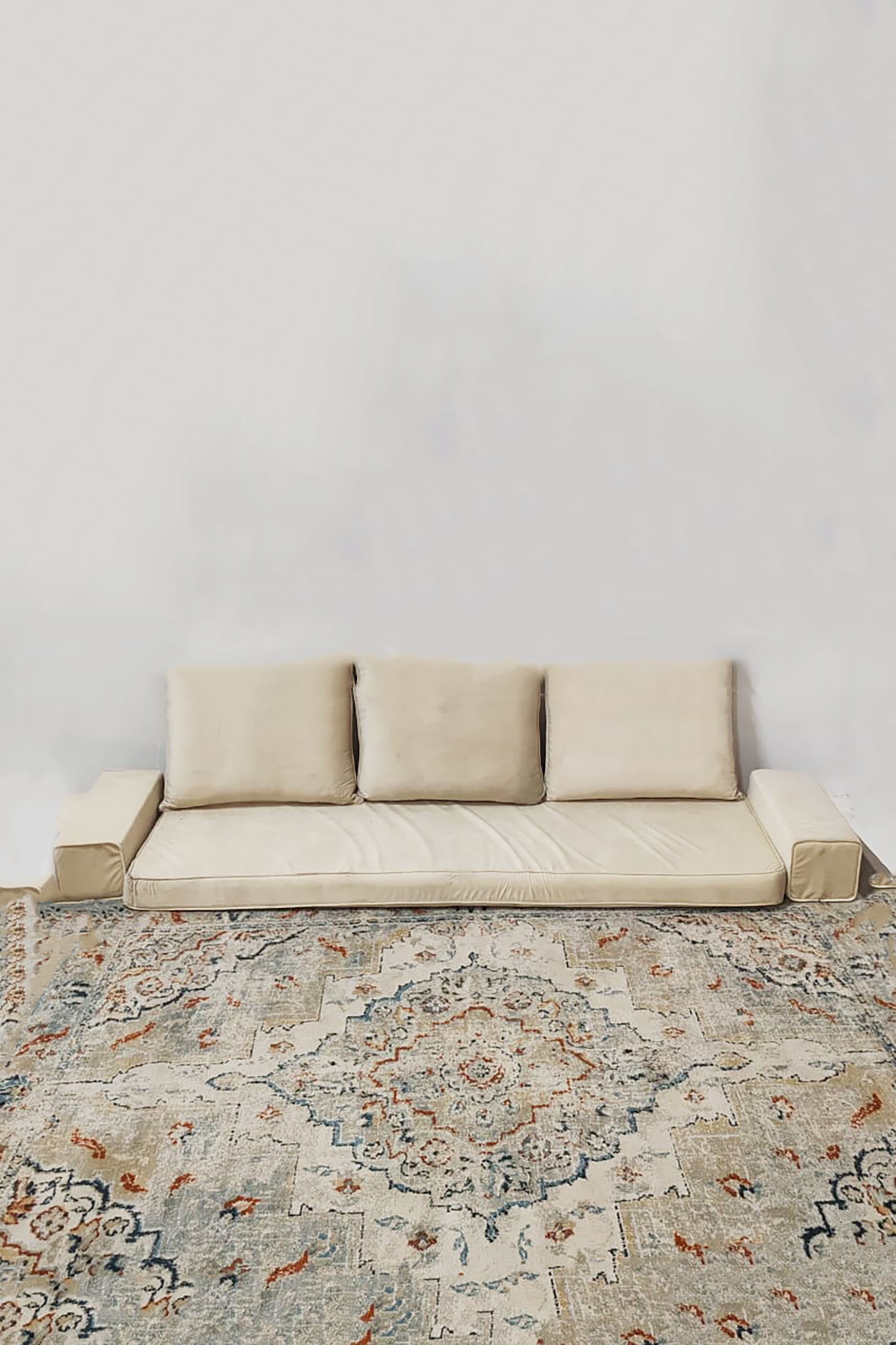 Beige Majlis Floor Sofa Set