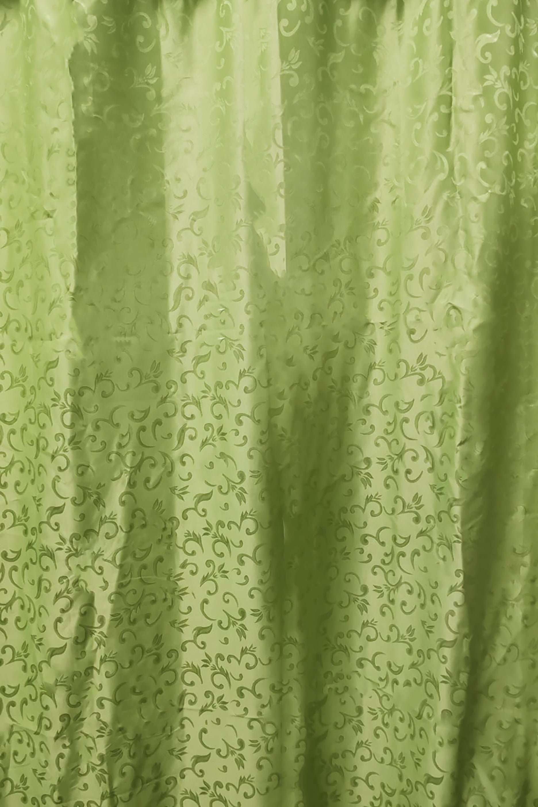 Royal Green Designed Curtains