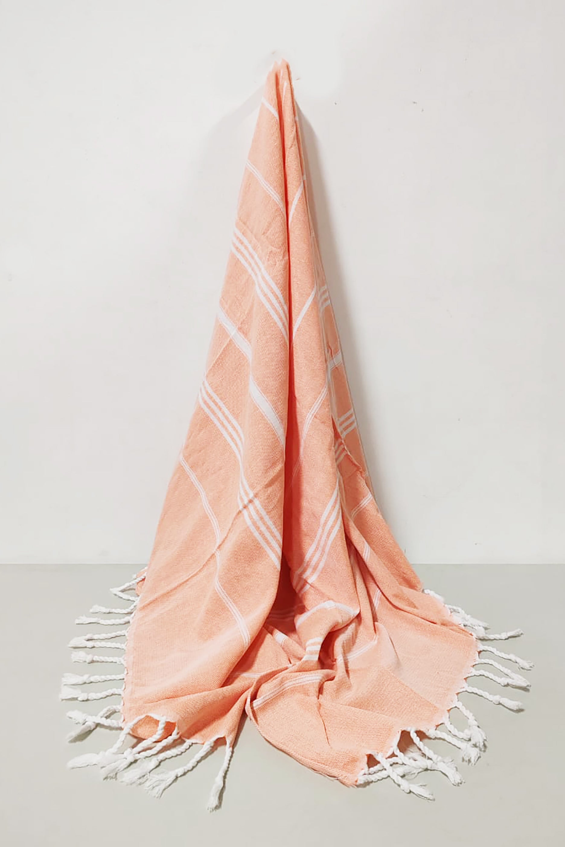 Light Orange Pattern Hammam Throw Blanket