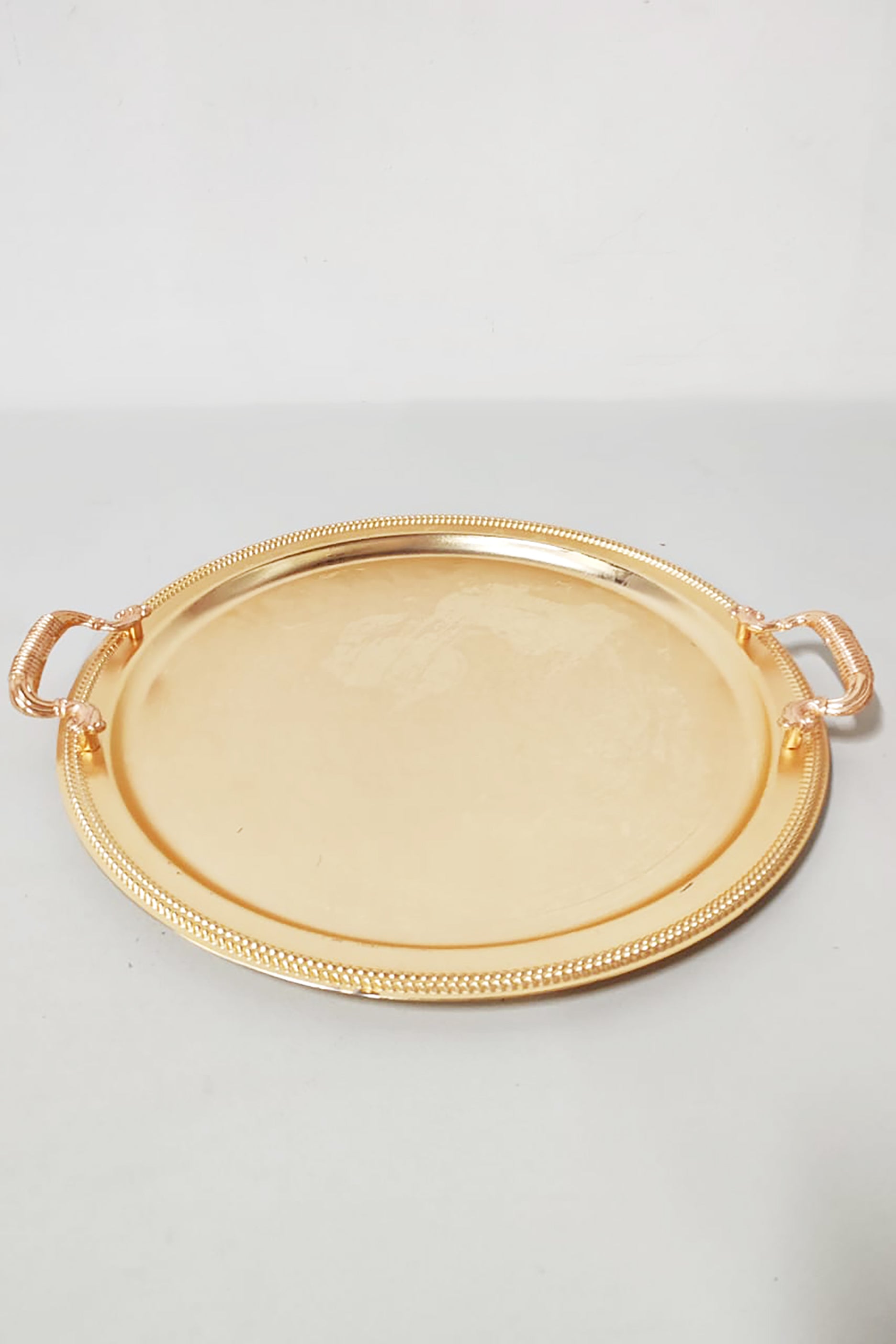 Gold Hammered Serving Tray