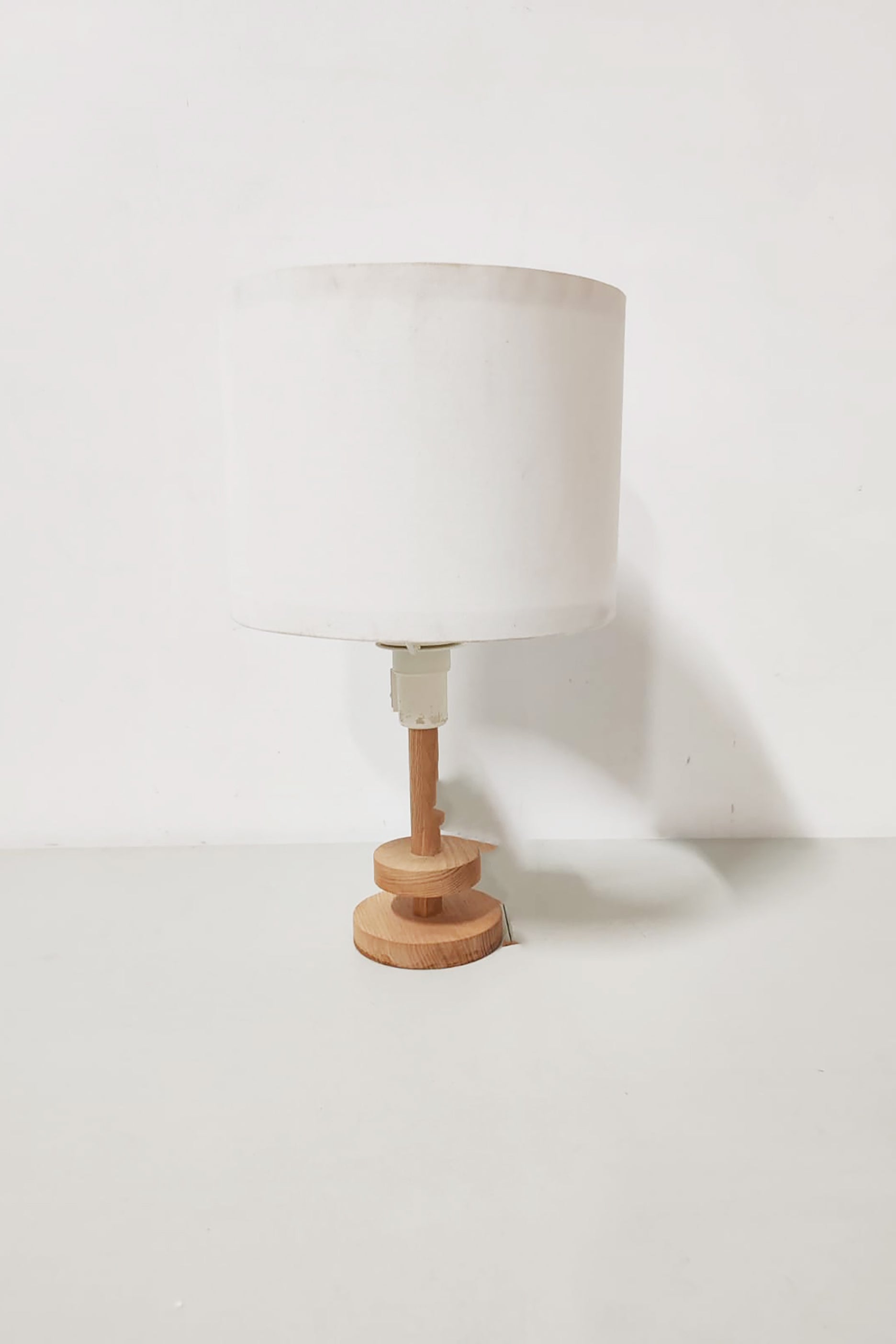 Vintage Danish Teak Table Lamp