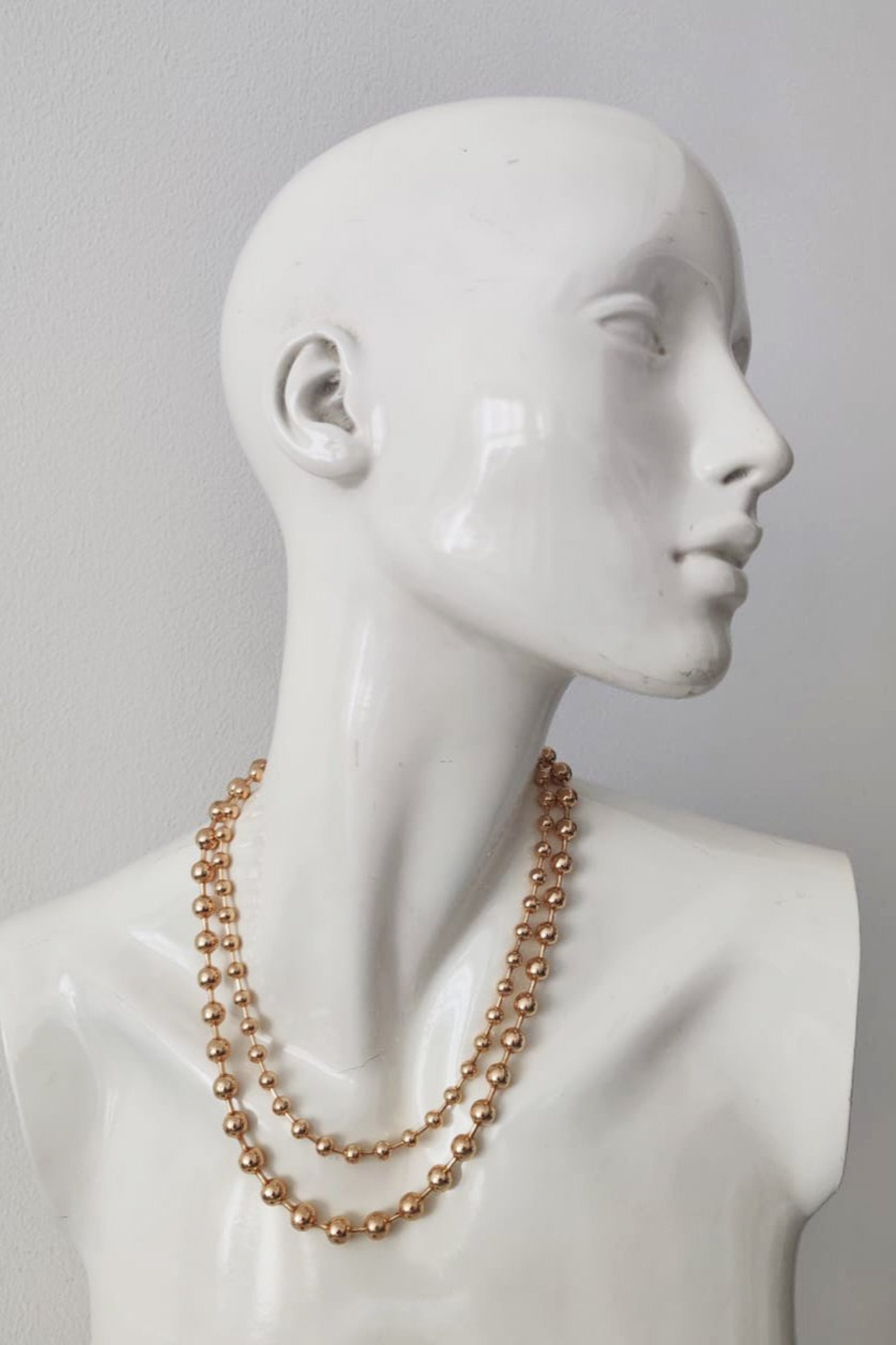 Gold Bead Necklaces