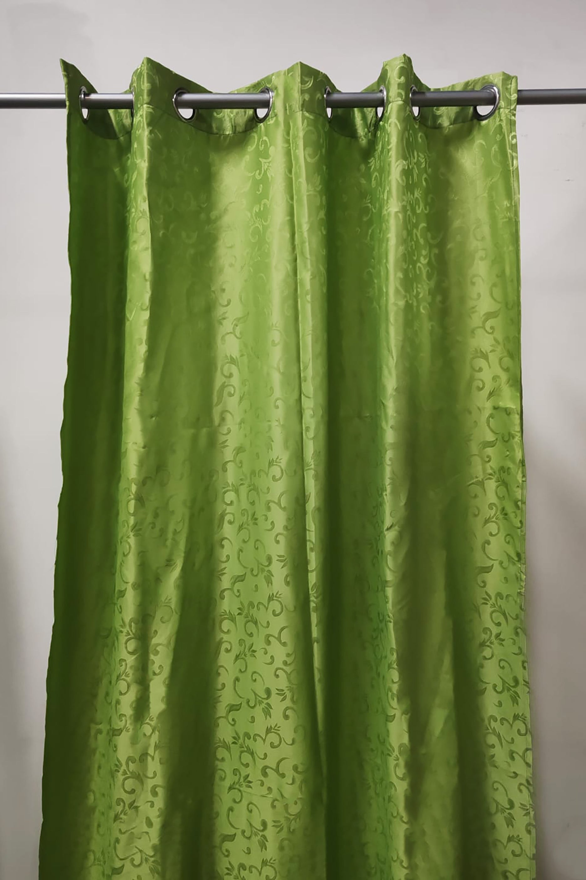 Royal Green Designed Curtains