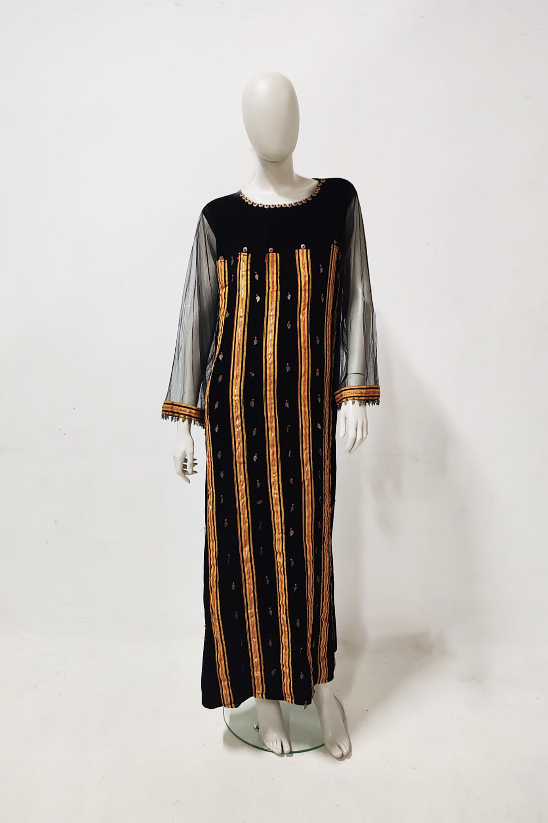 Black and Gold Design Kaftan