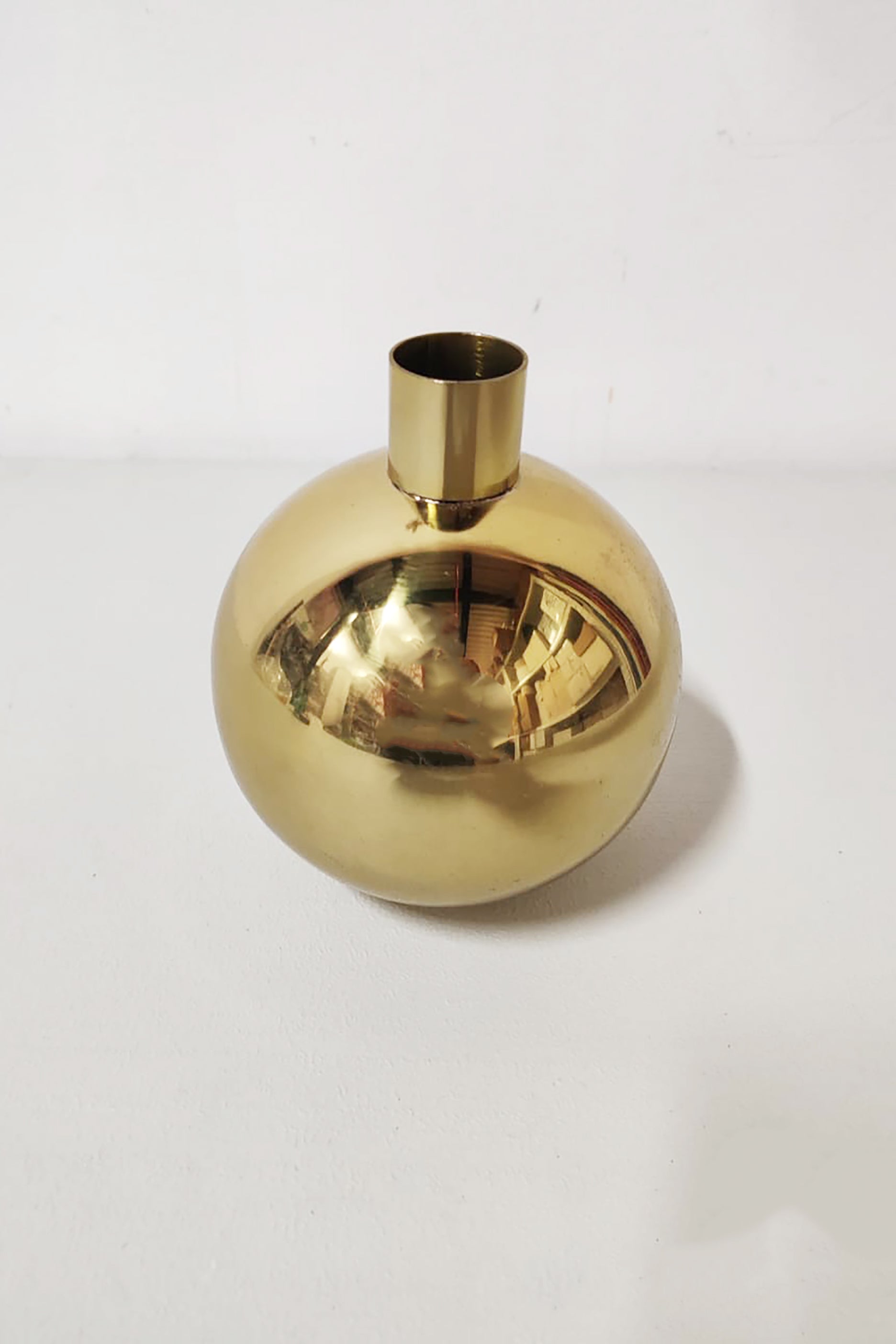 Gold Round Vase