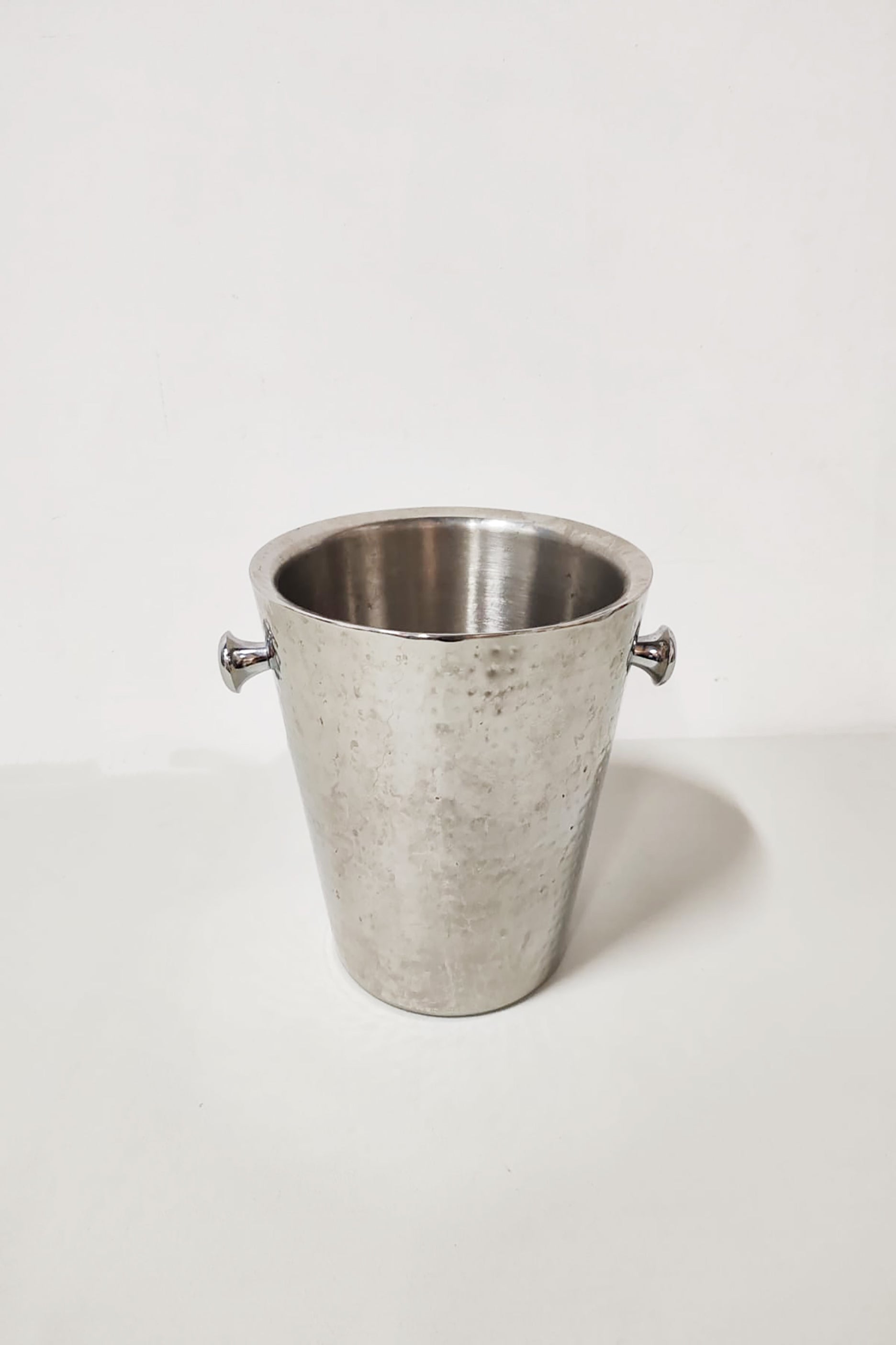 Hammered Stainless Steel Ice Bucket Beverage Tub