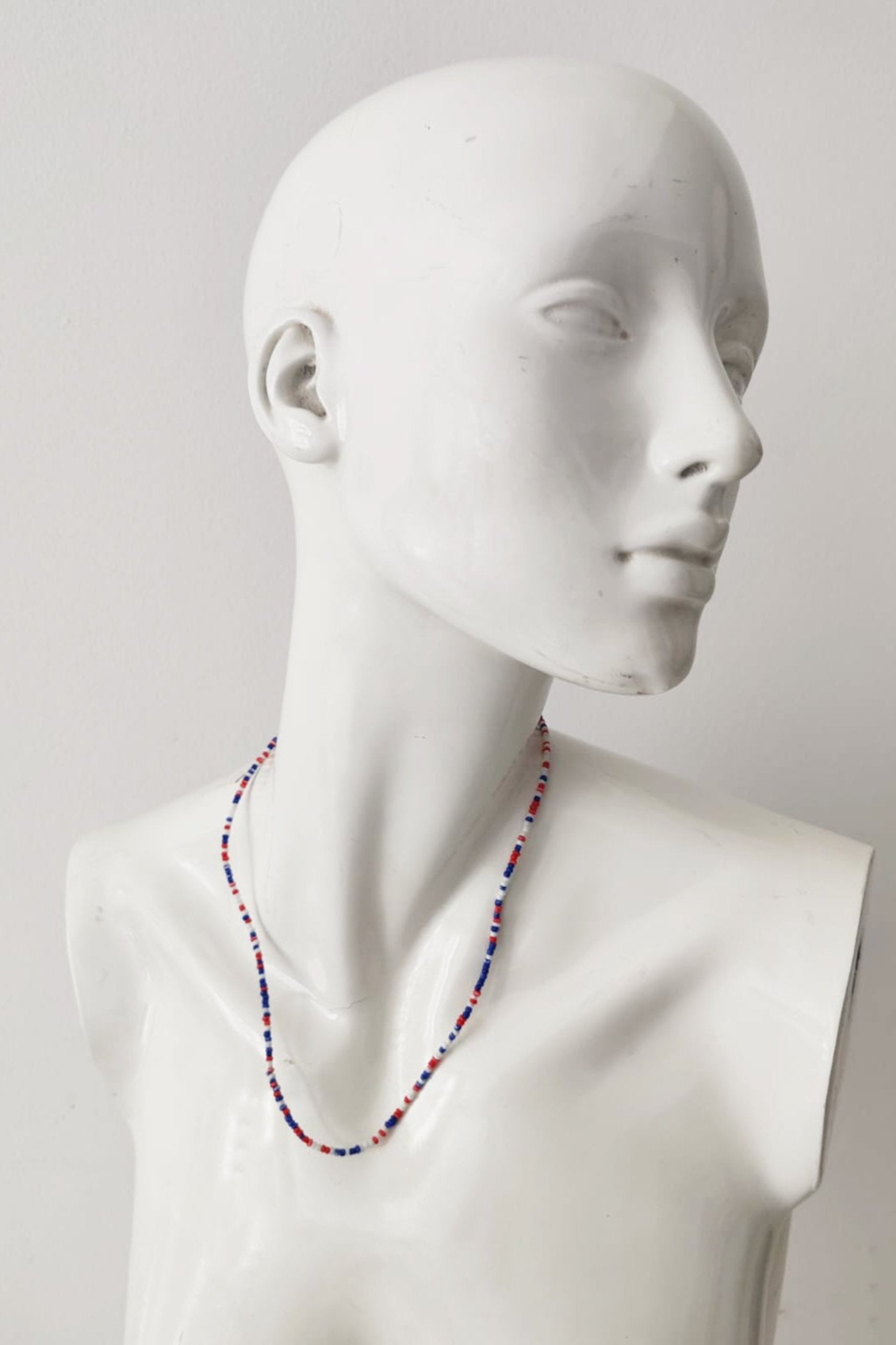 Bead And Pearl Necklace Set