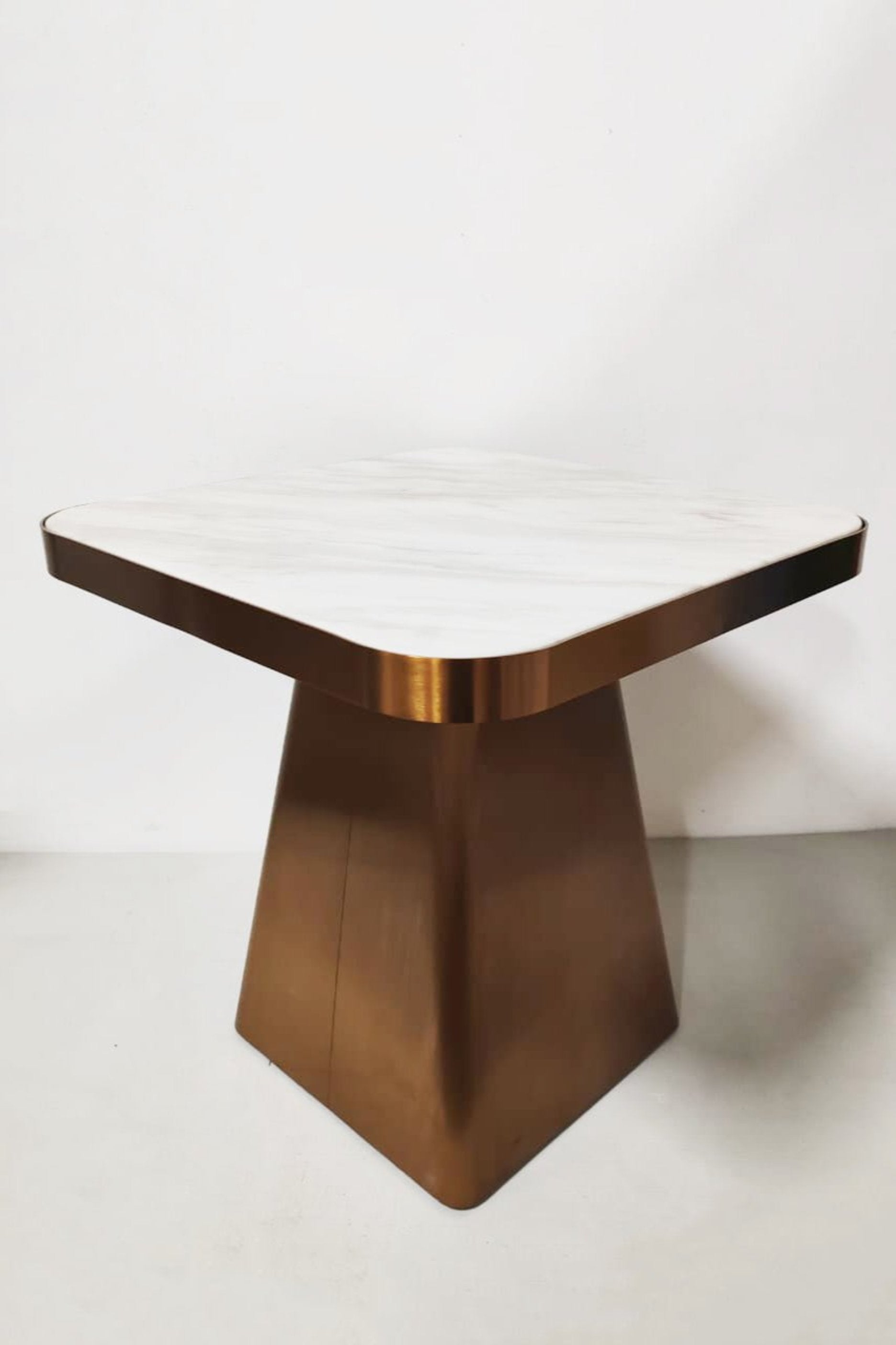 Gold And Marble Side Table 55x55