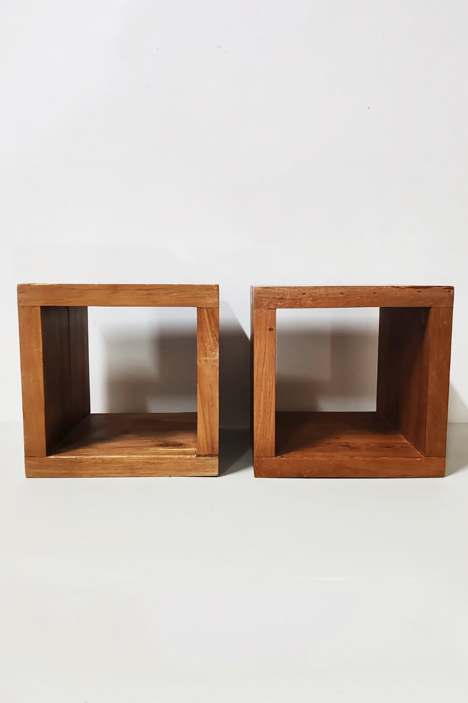 Solid Wood Side Table (2pcs available)