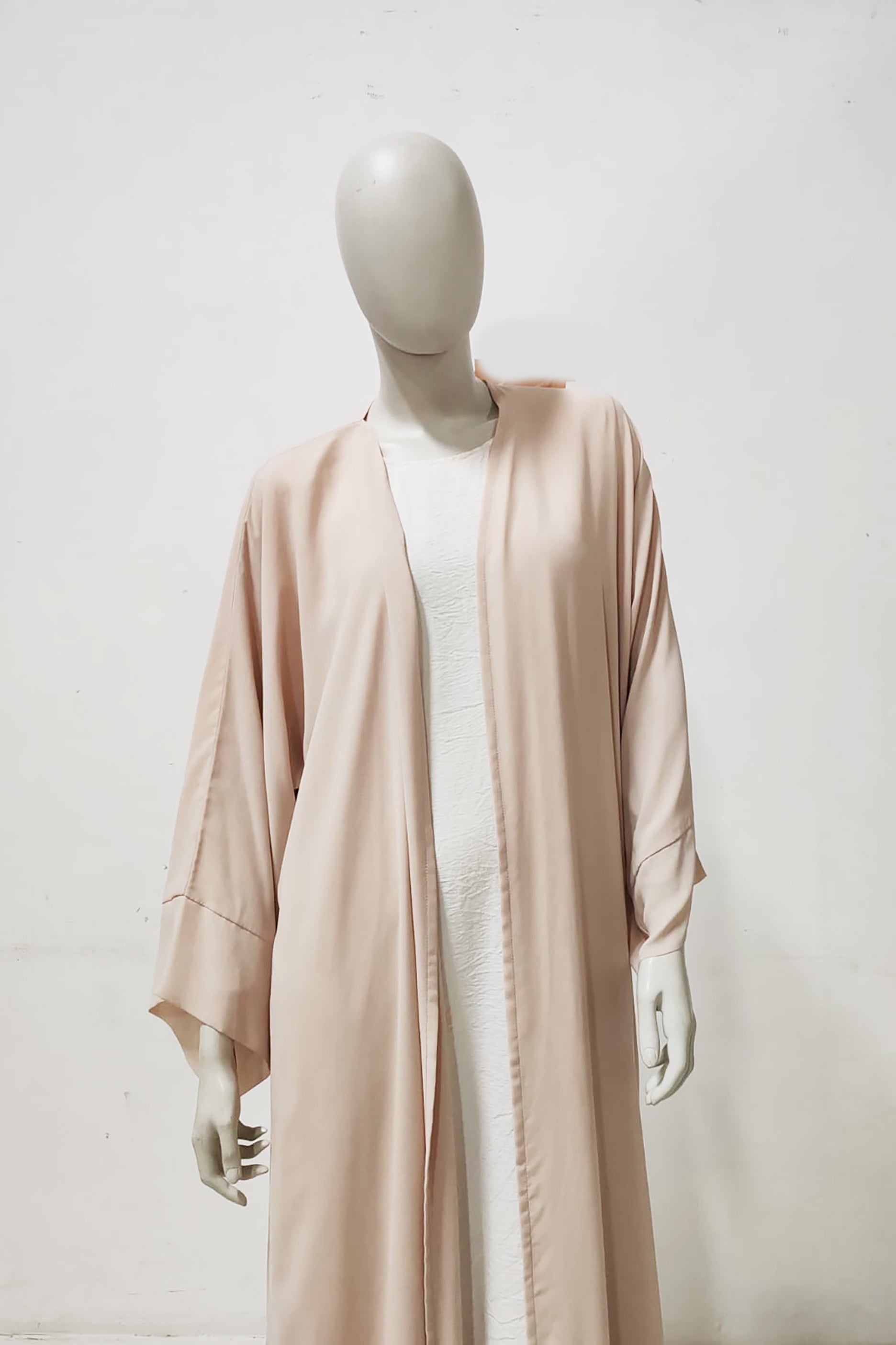 Beige Linen Abaya