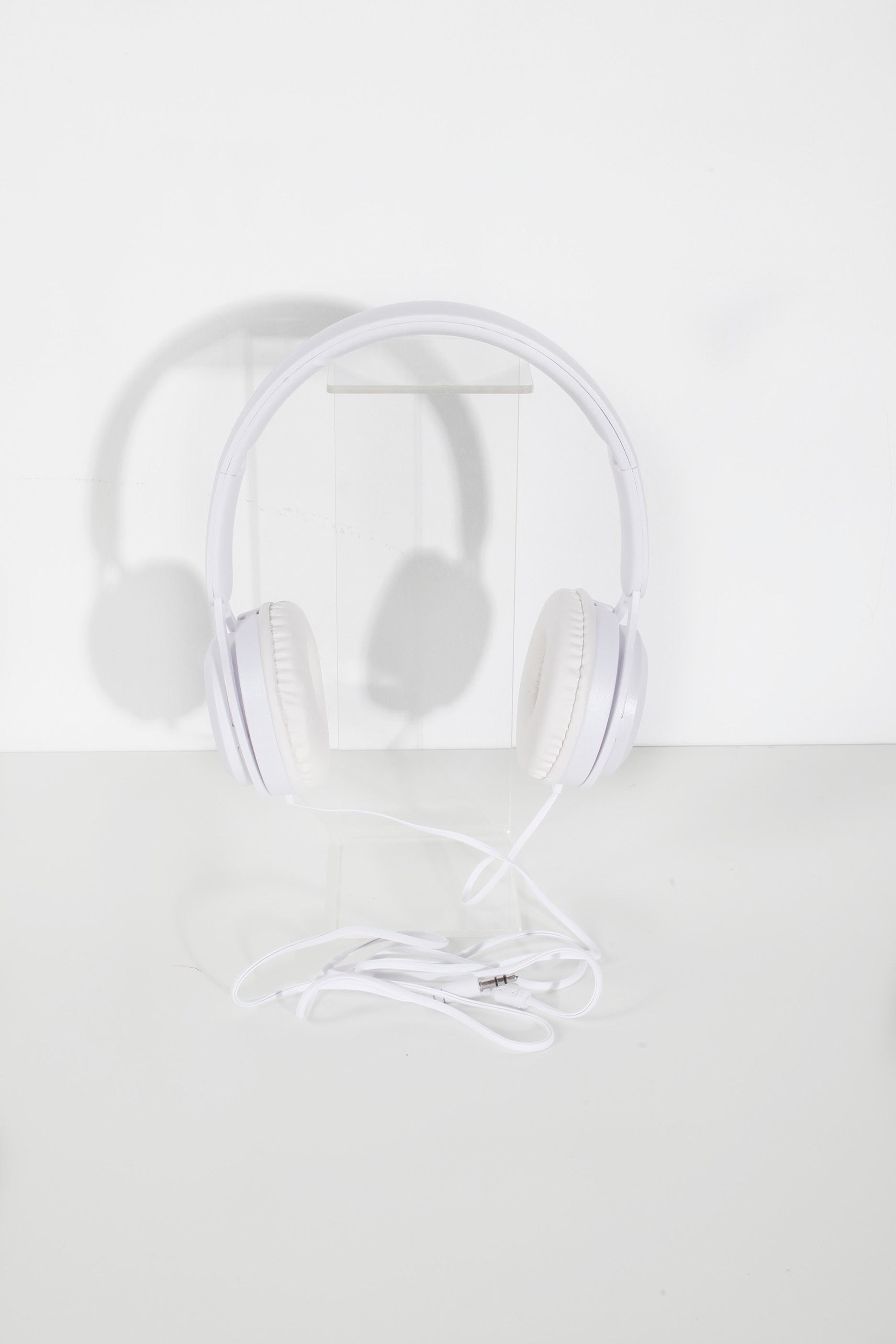 White Headphones with Wire