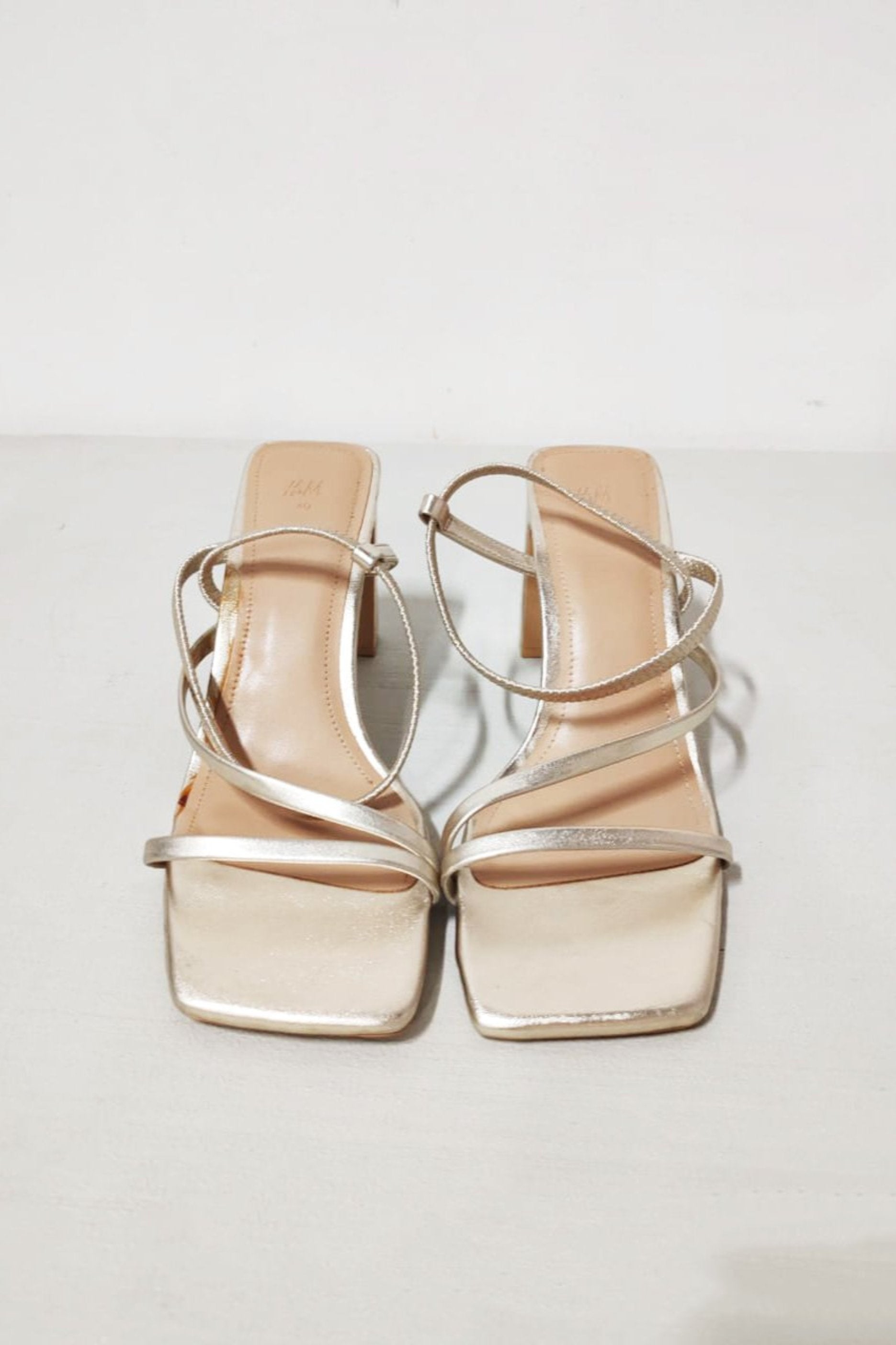 Nude Heel Sandals Eu40