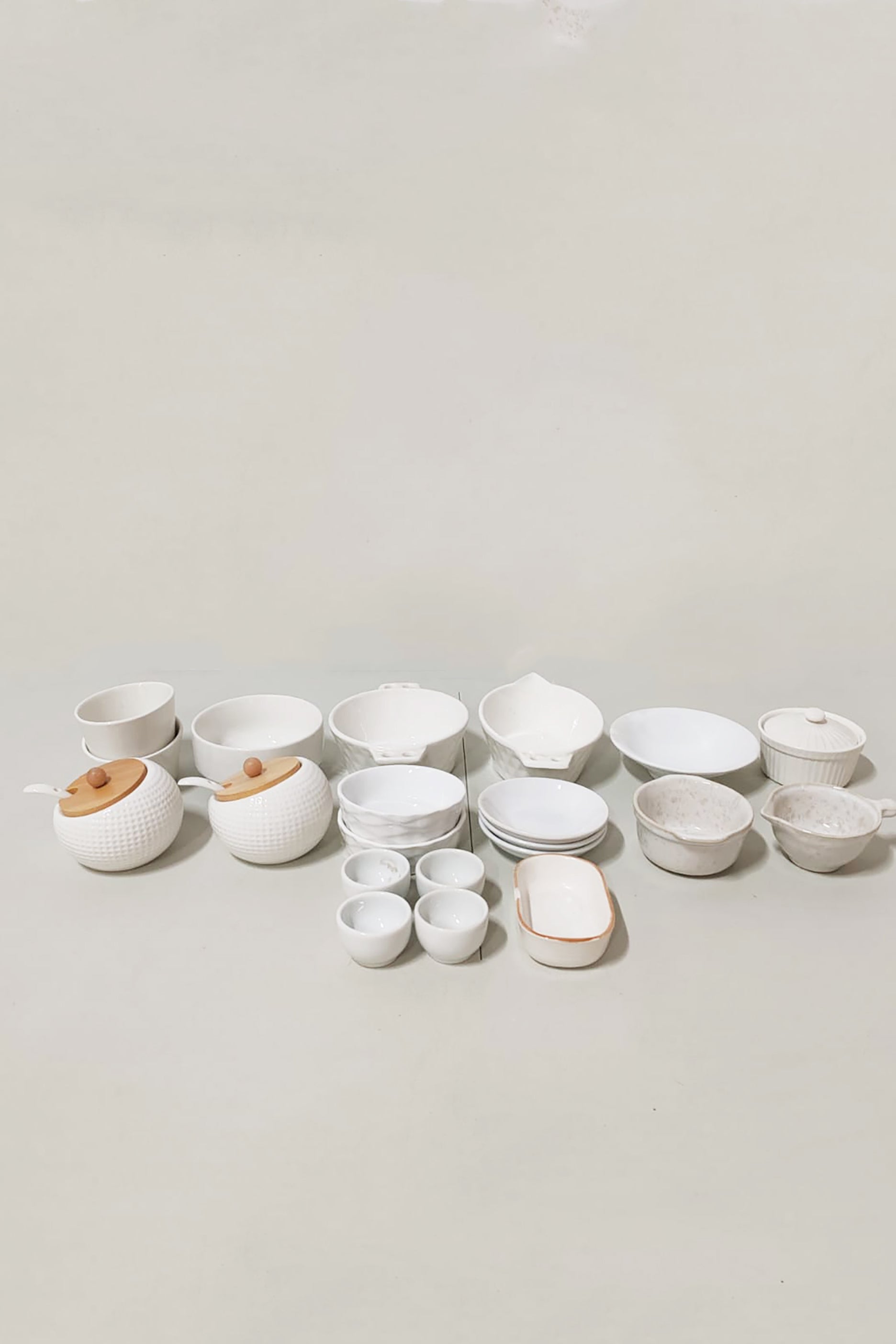 White Ceramic Set