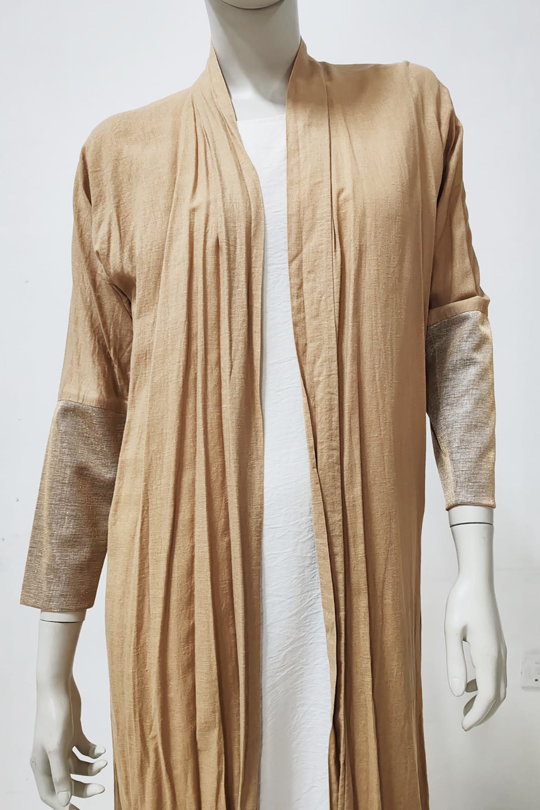 Brown Linen Abaya