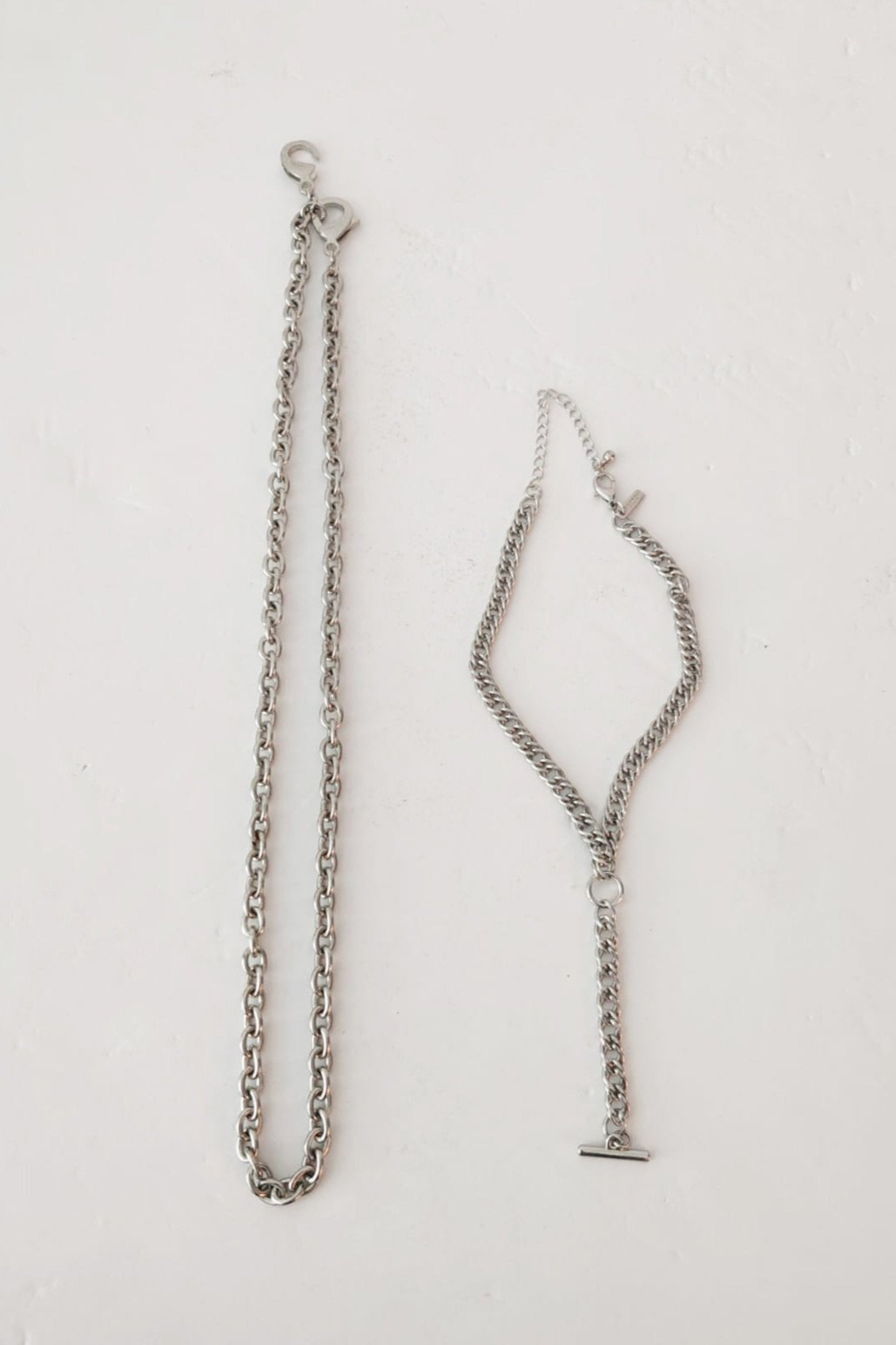 Silver Chain Link Necklace