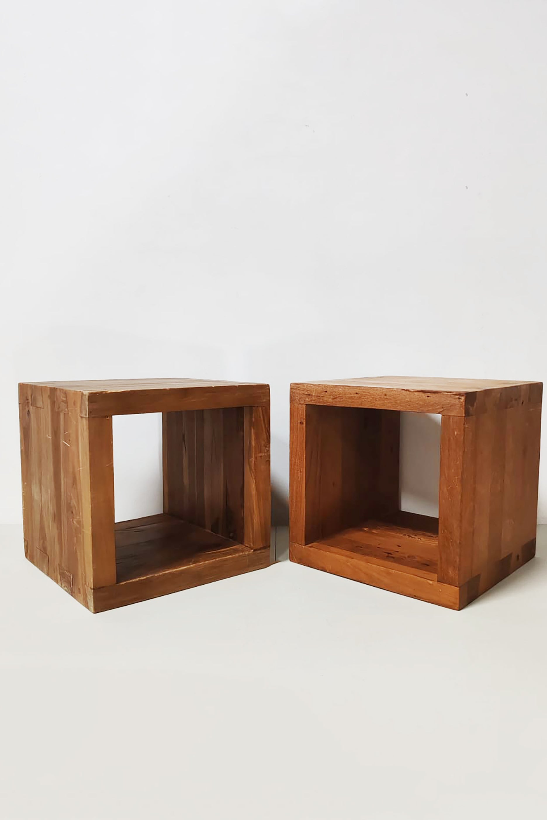 Solid Wood Side Table (2pcs available)