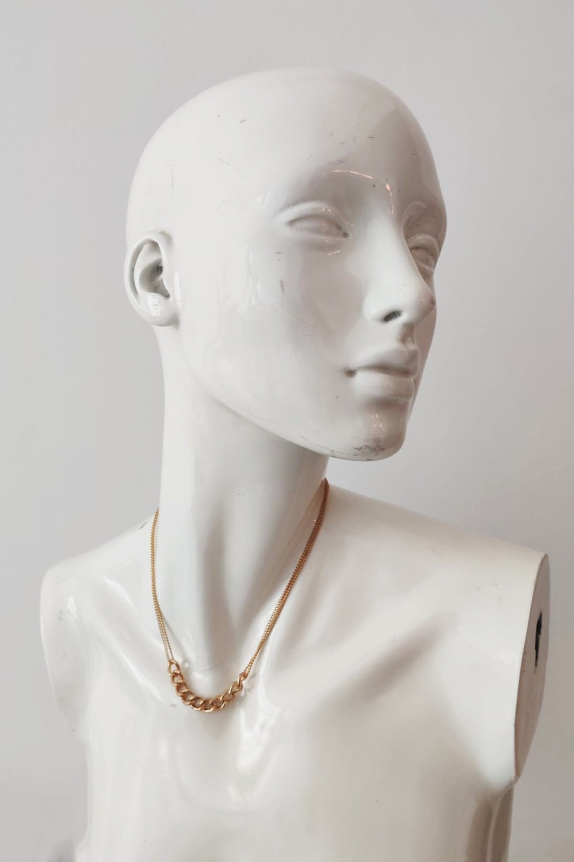 Gold Multi-Layer Chain Necklace