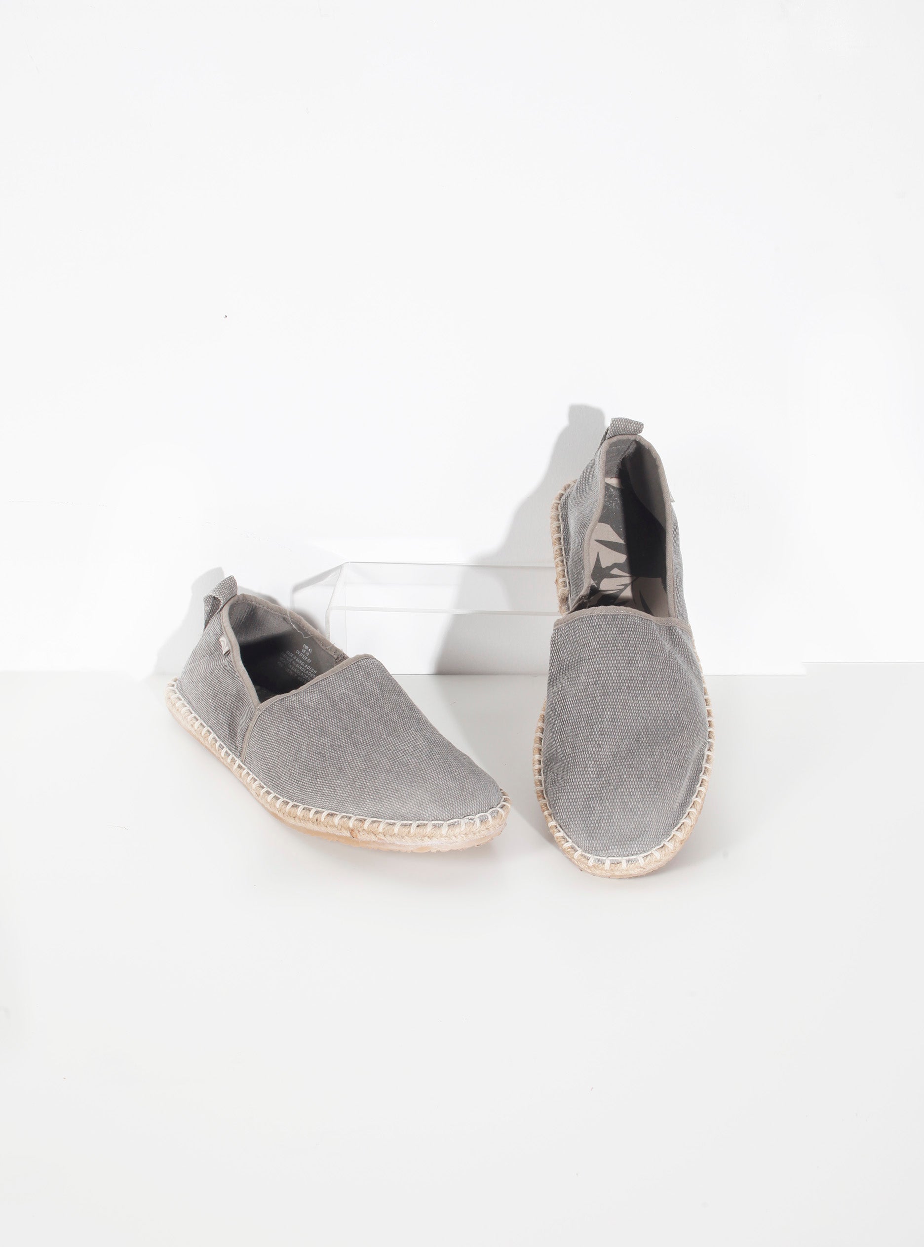 Mens Grey Espadrilles (Eu43)