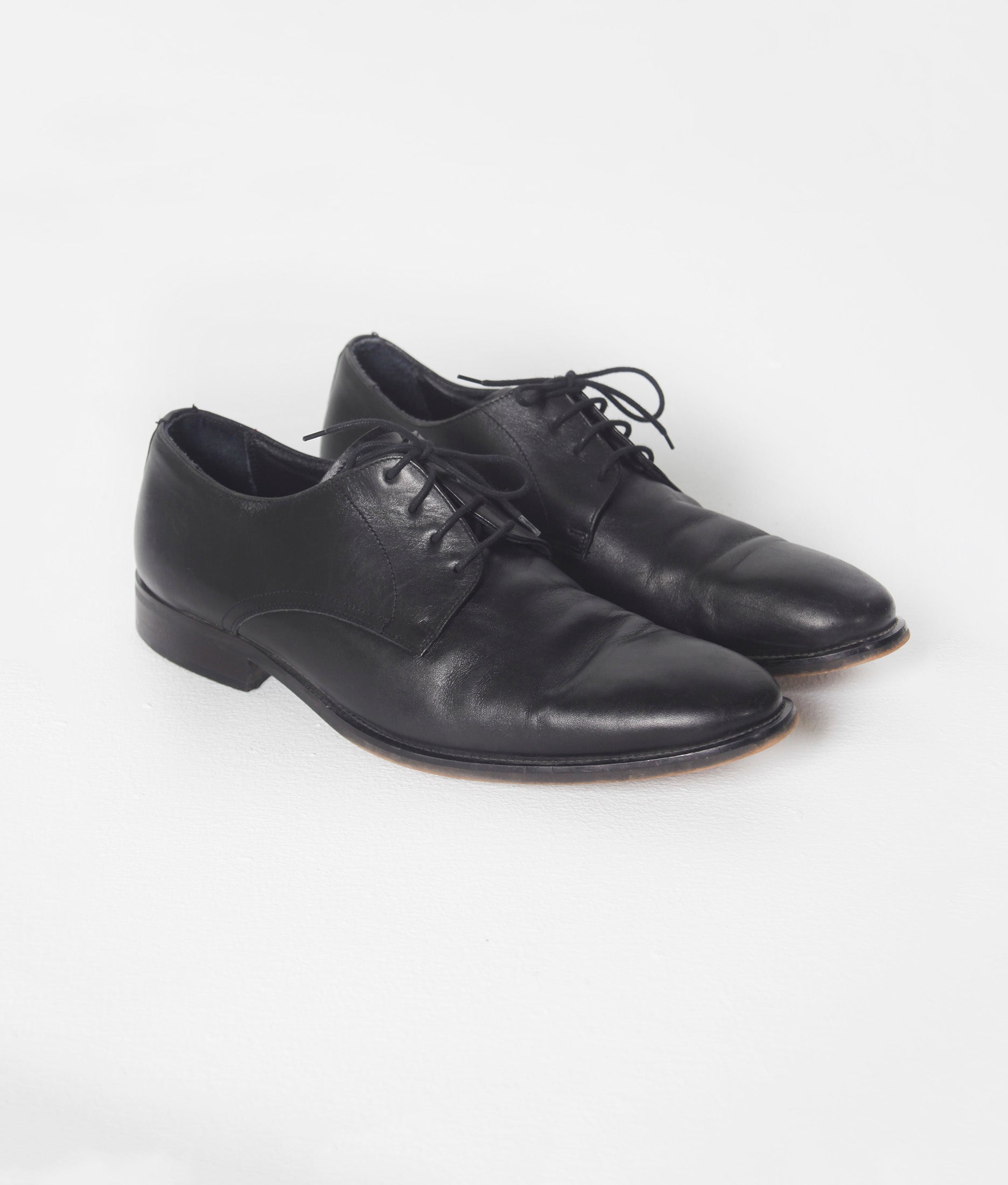 Men's Black Lace-up Shoes (EU44)
