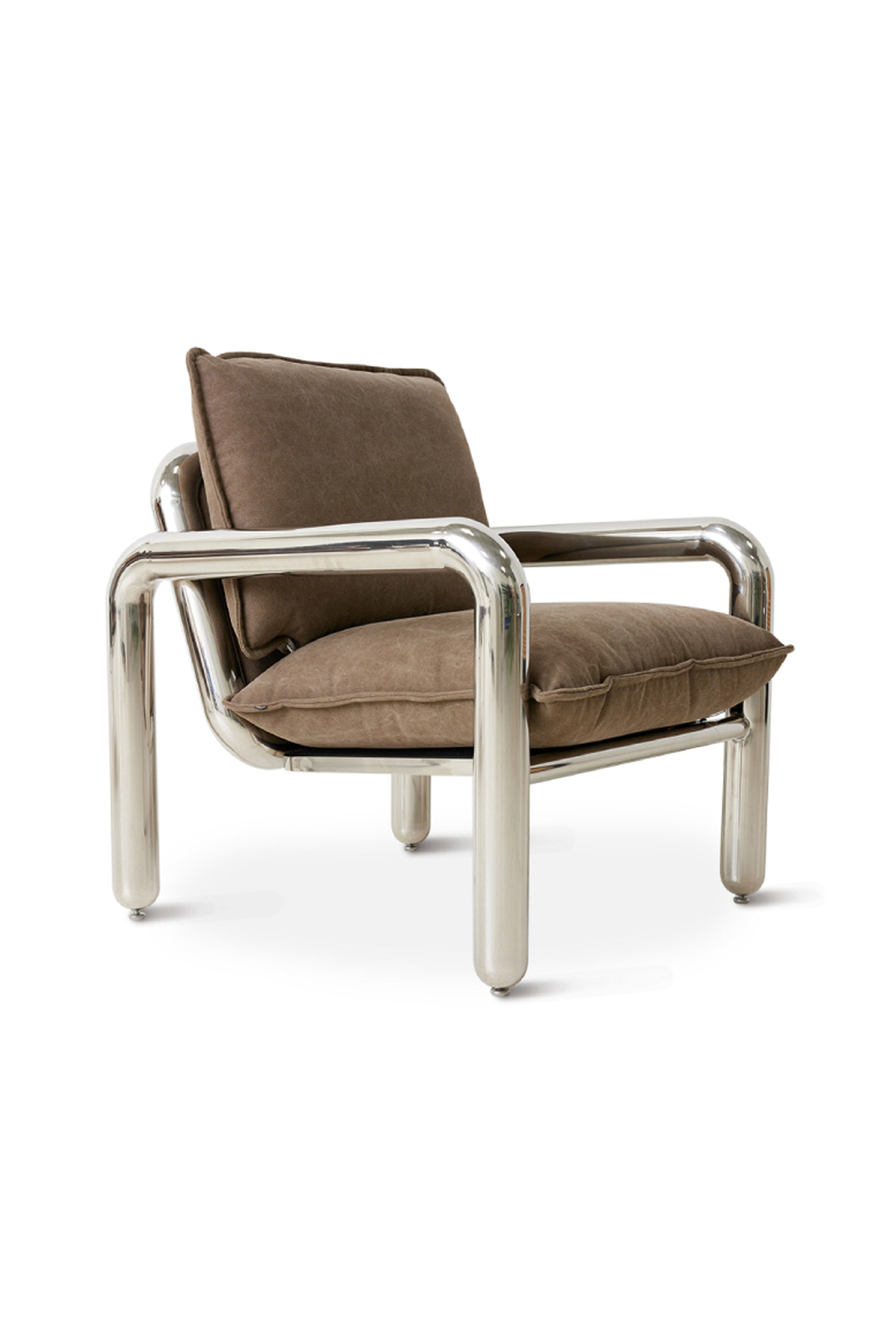 Premium Metal and Leather Design Chair