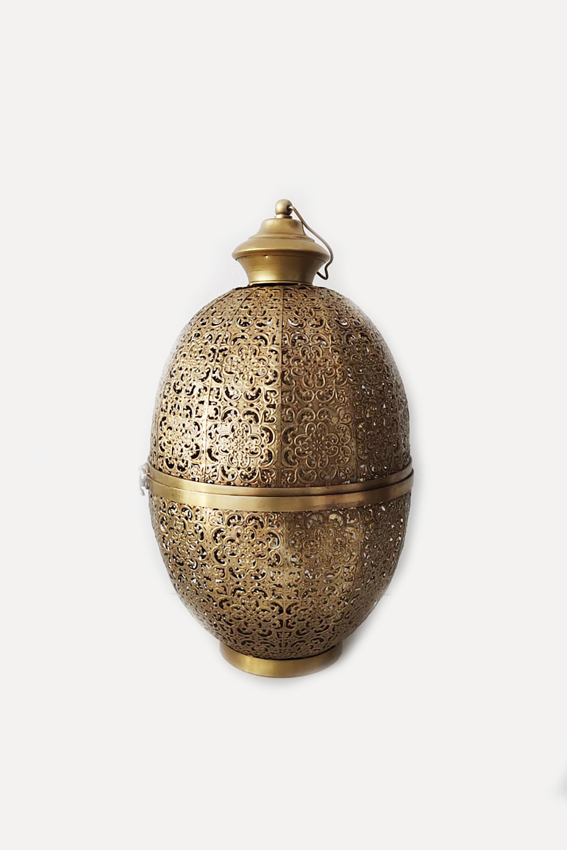 Large Brass Floor Lantern (5 pieces available)