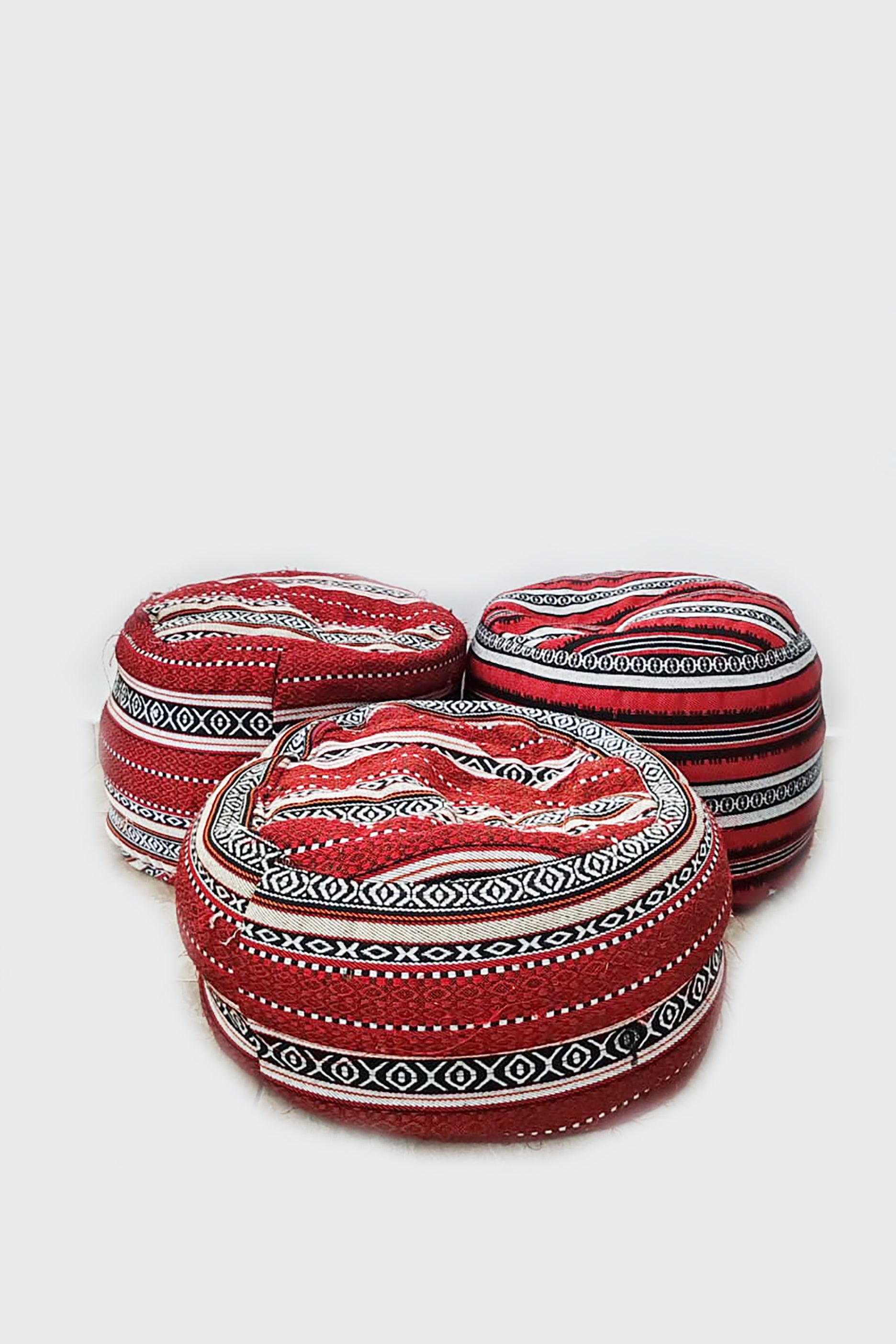 Round Arabic Majlis Cushions (3 pieces available)