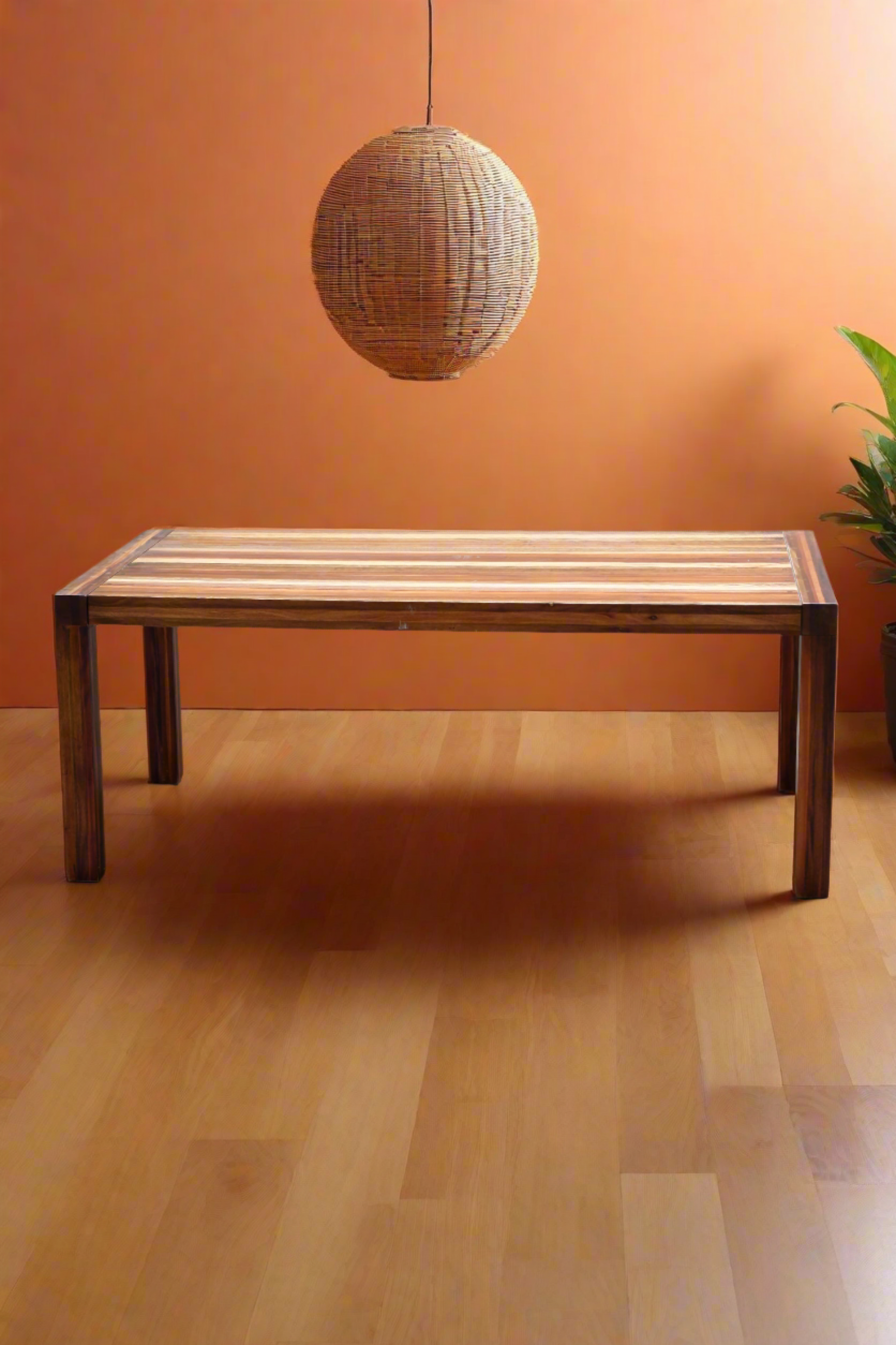 6-seater WOOD DINING TABLE