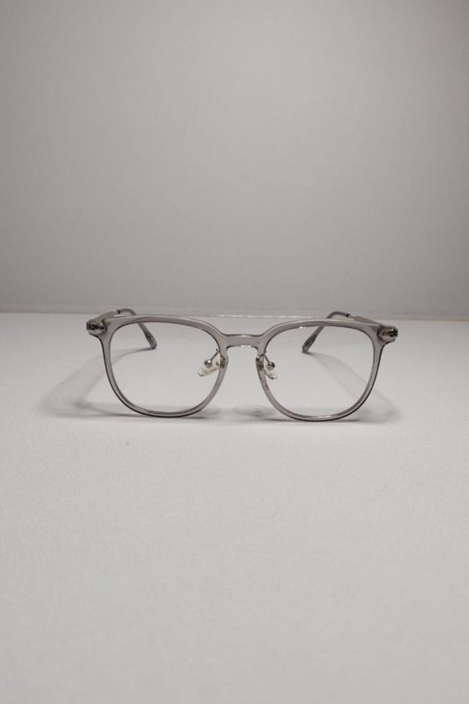 Silver Frame Sunglasses with Clear Tinted