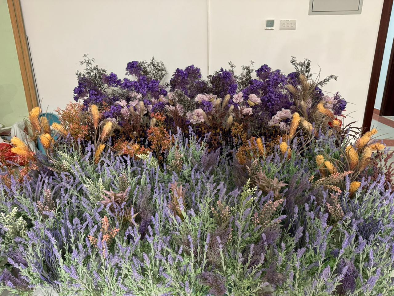 Purple Wisteria Hanging Flowers