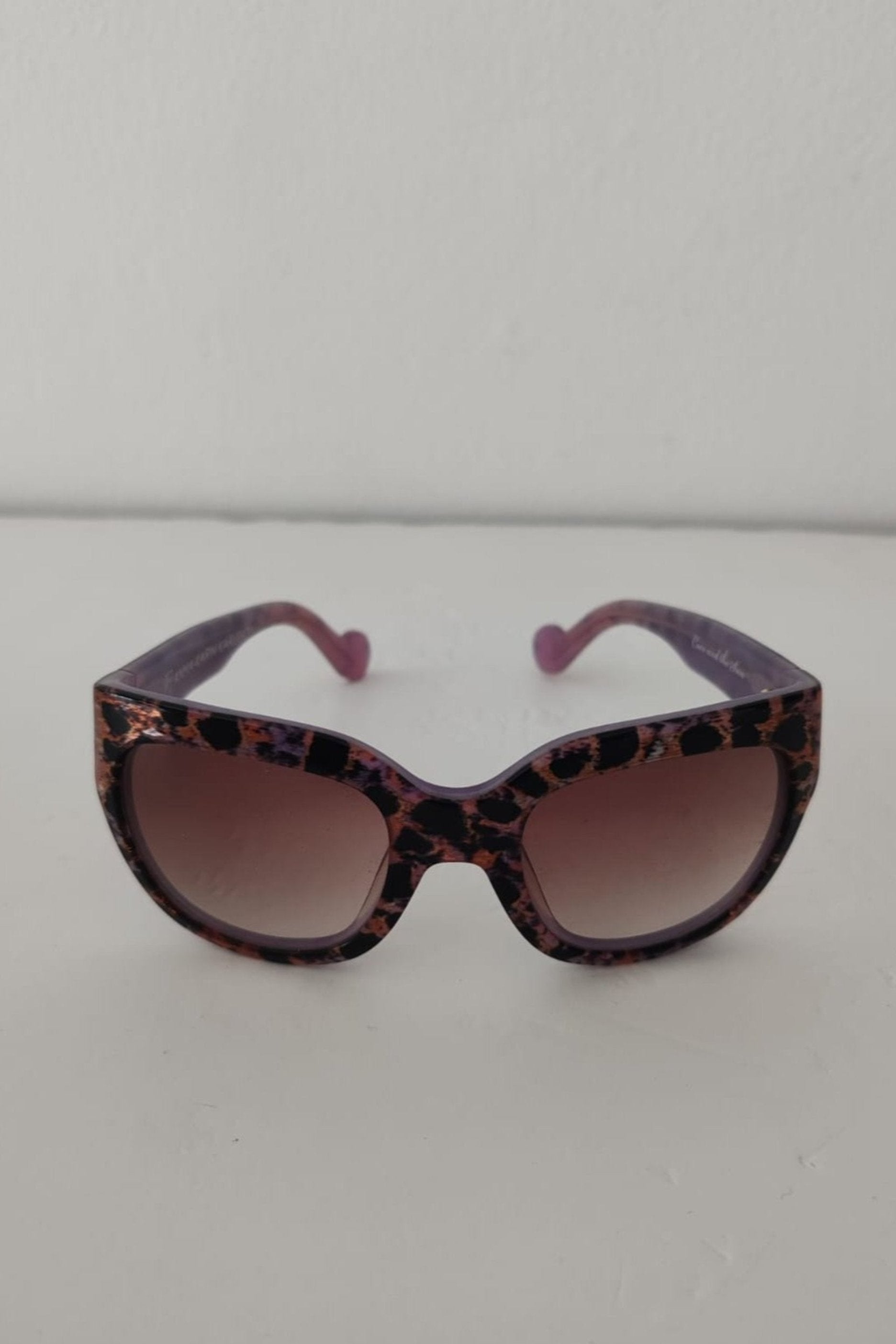 Violet Tortoise Shell with Tinted Sunglasses