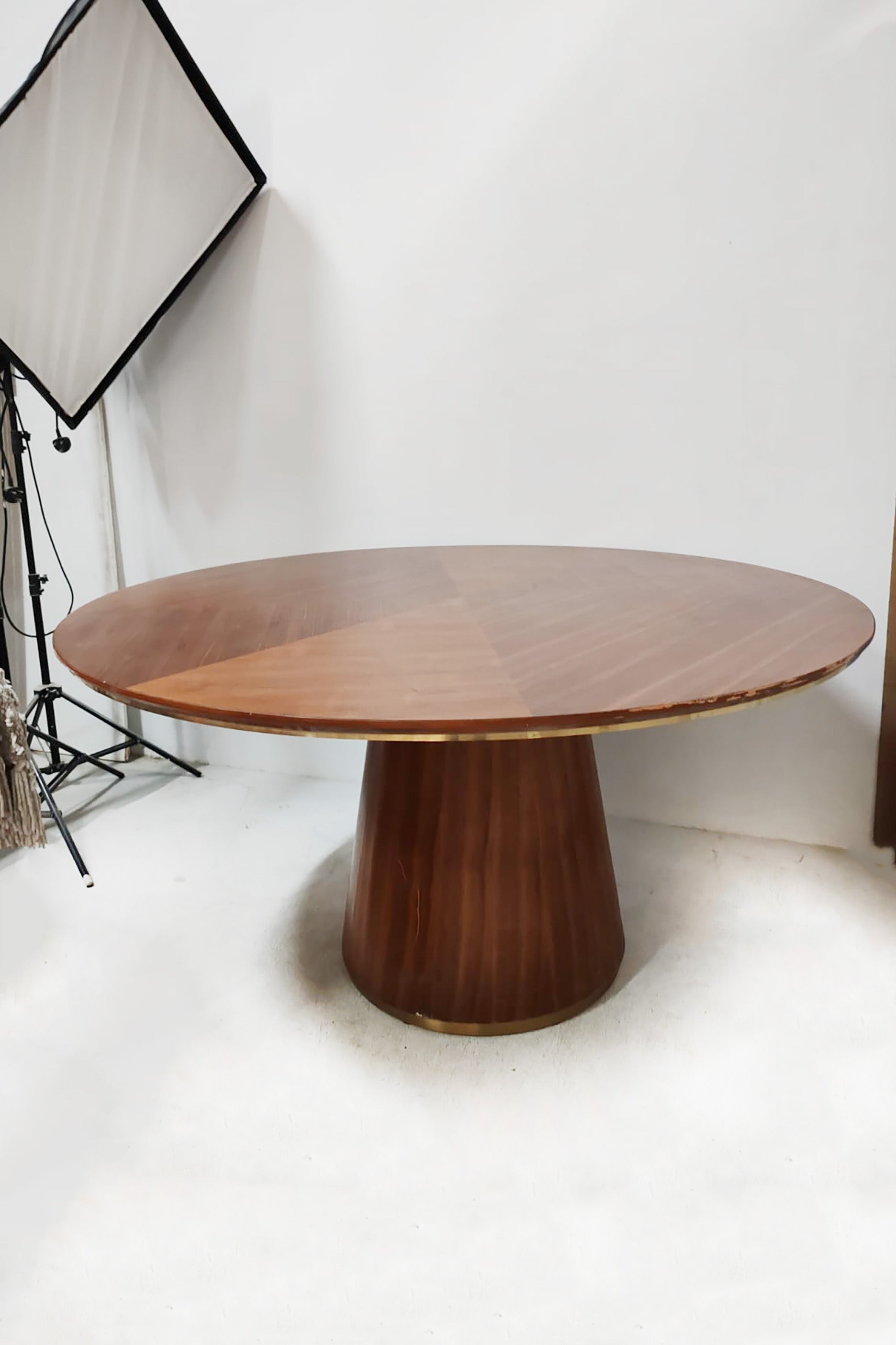 Round Wooden Dining Table (H75cm-D150cm)