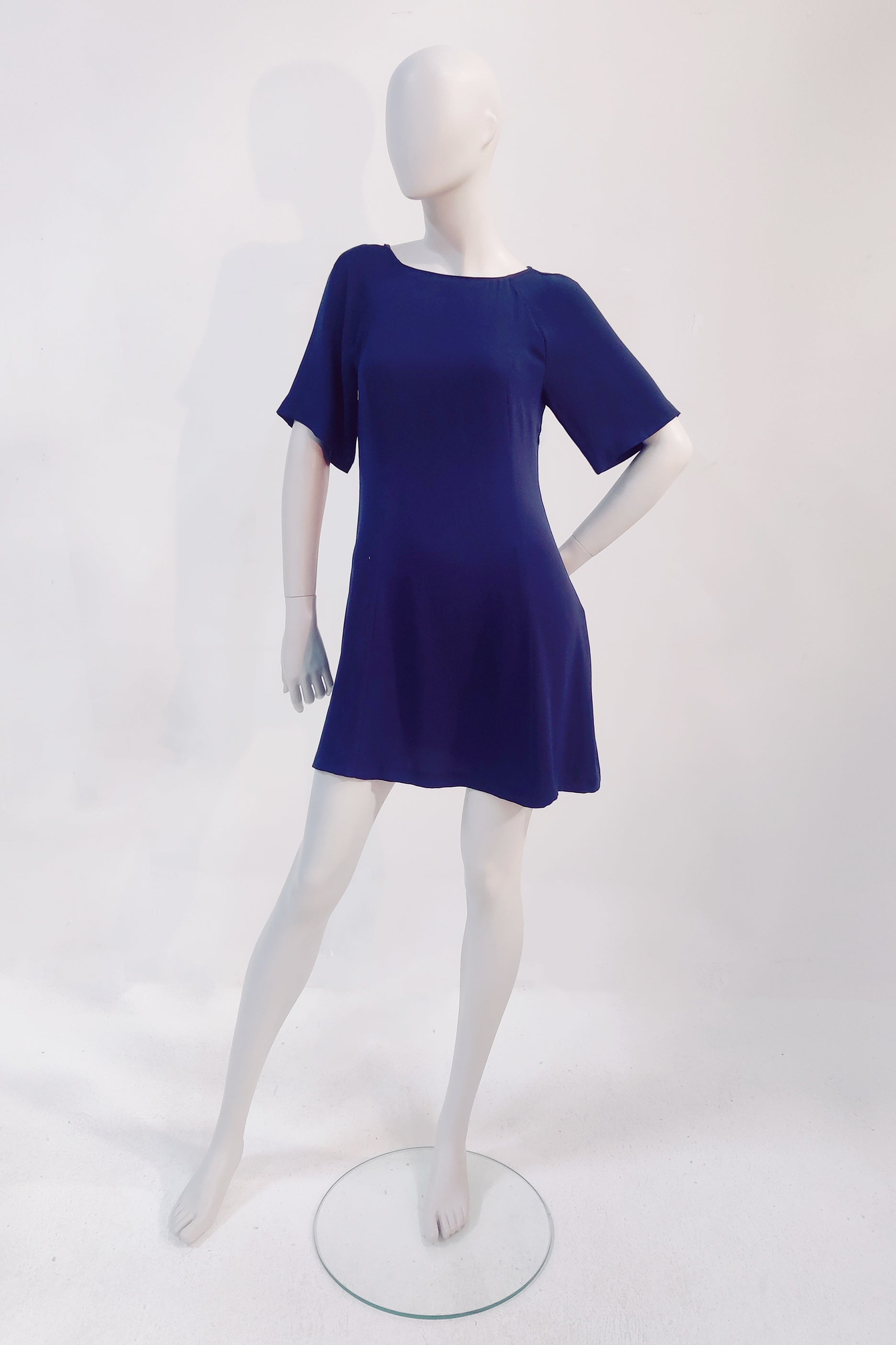 Navy Blue Short Dress (small)