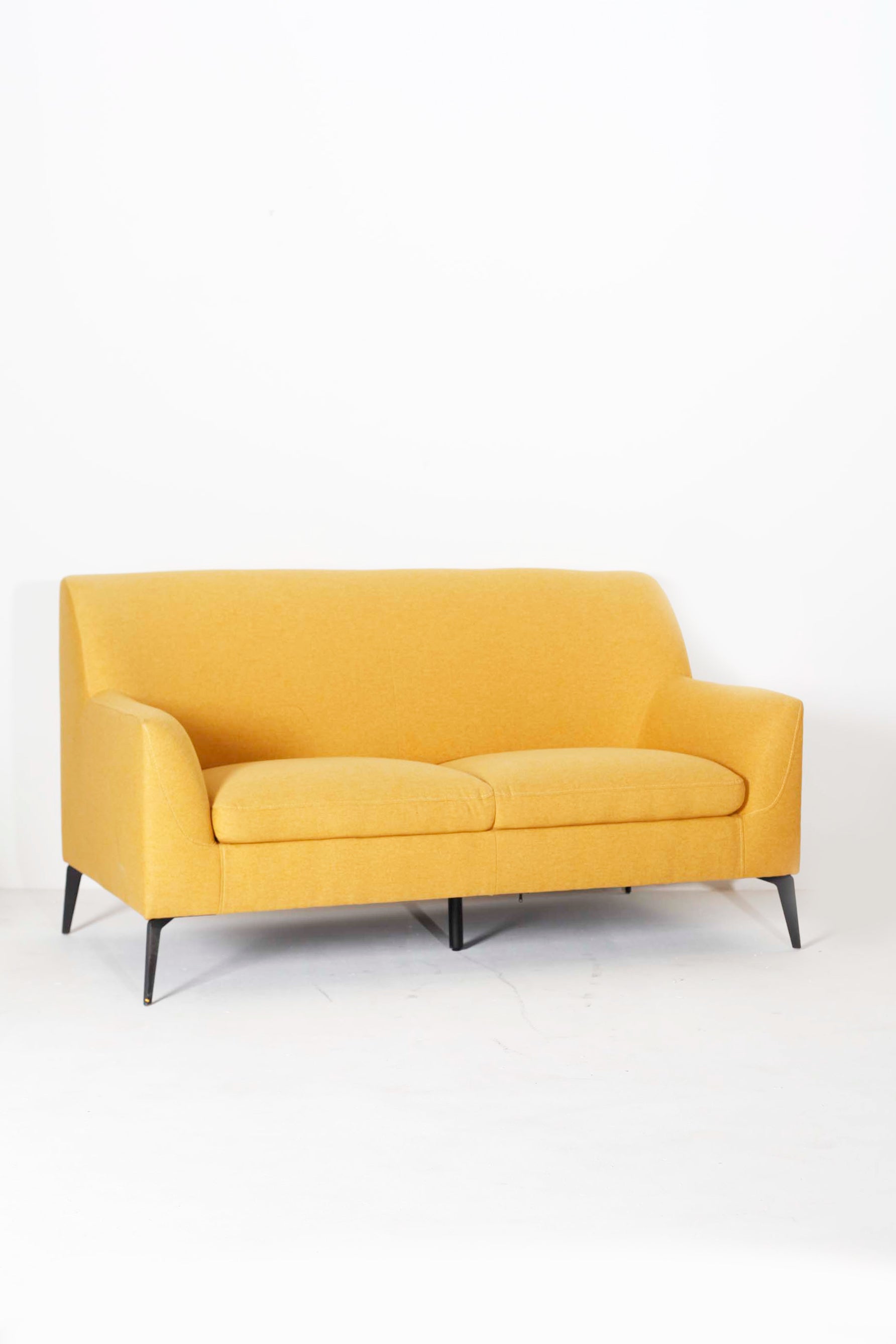 Yellow Mid-Century Sofa