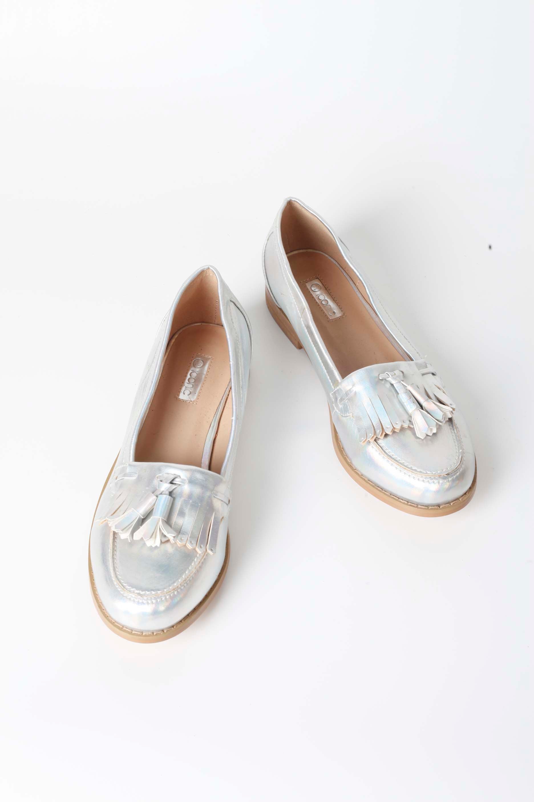 Silver HologramLoafers