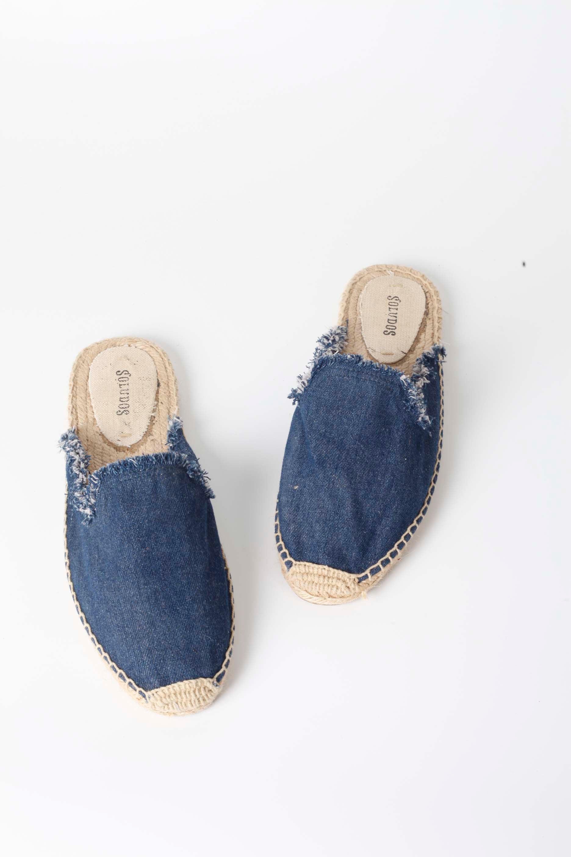 Soludos store denim espadrilles