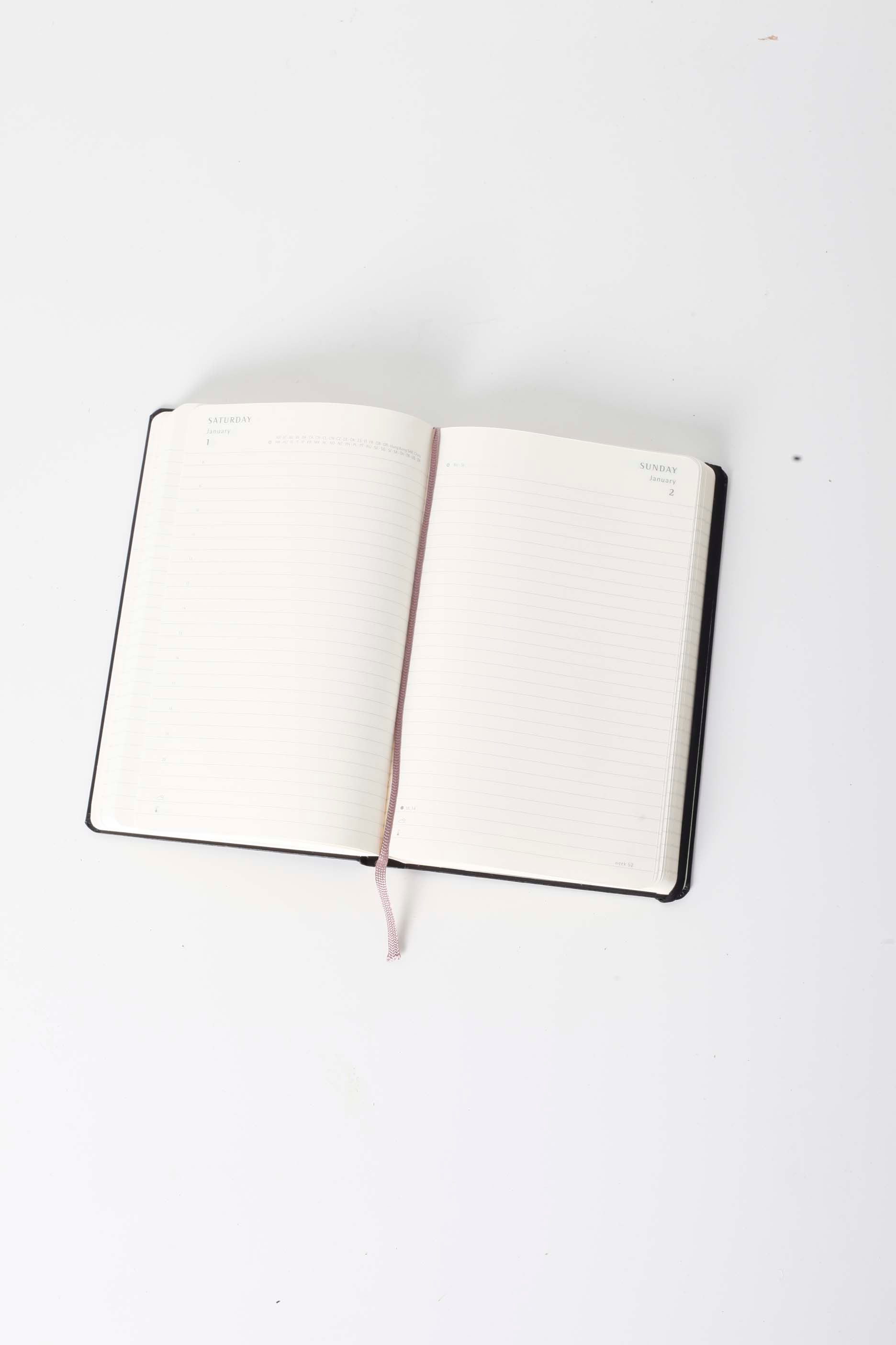 Black Leather-Bound Notebook