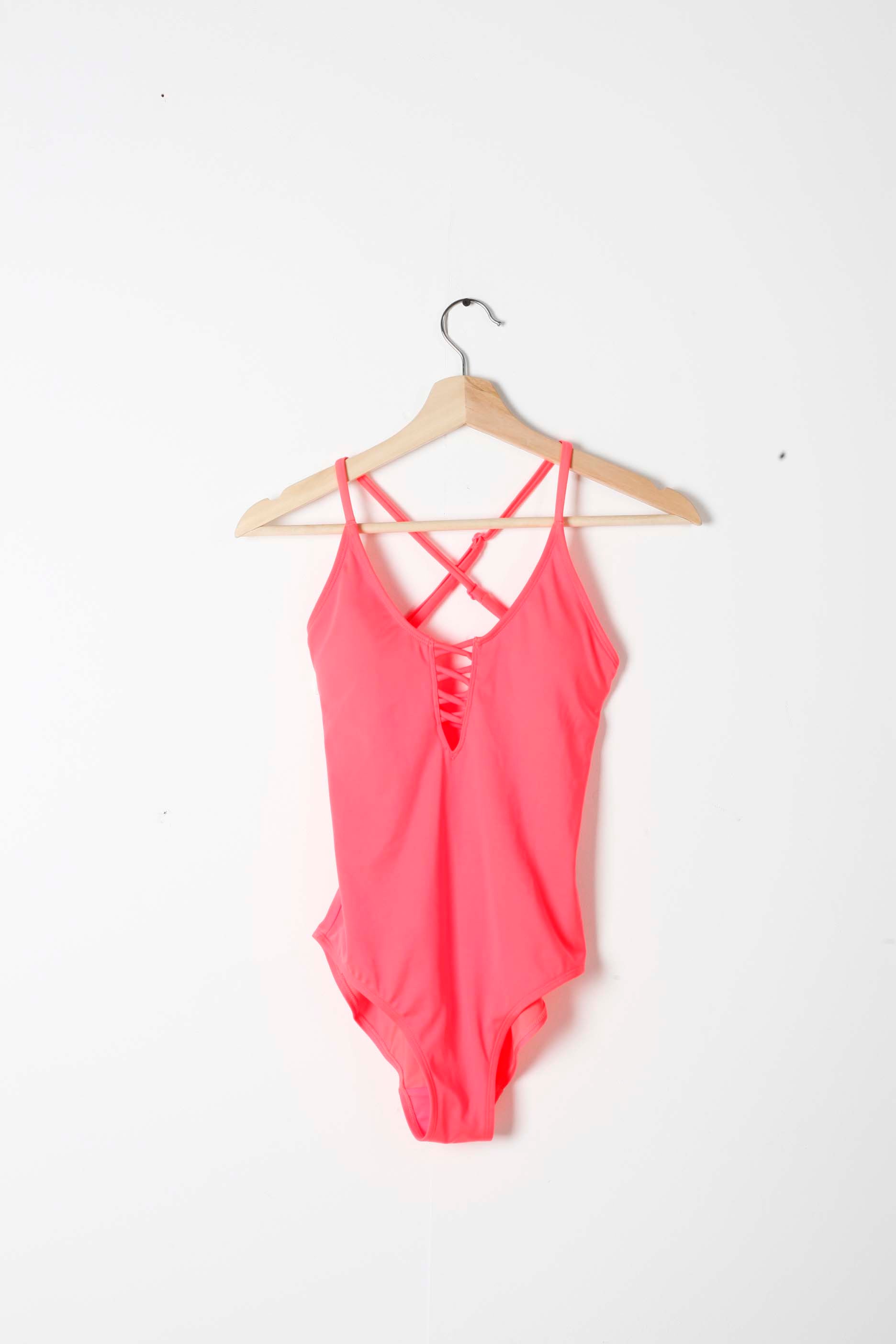 Highlighter Pink Swimsuit (XSmall)