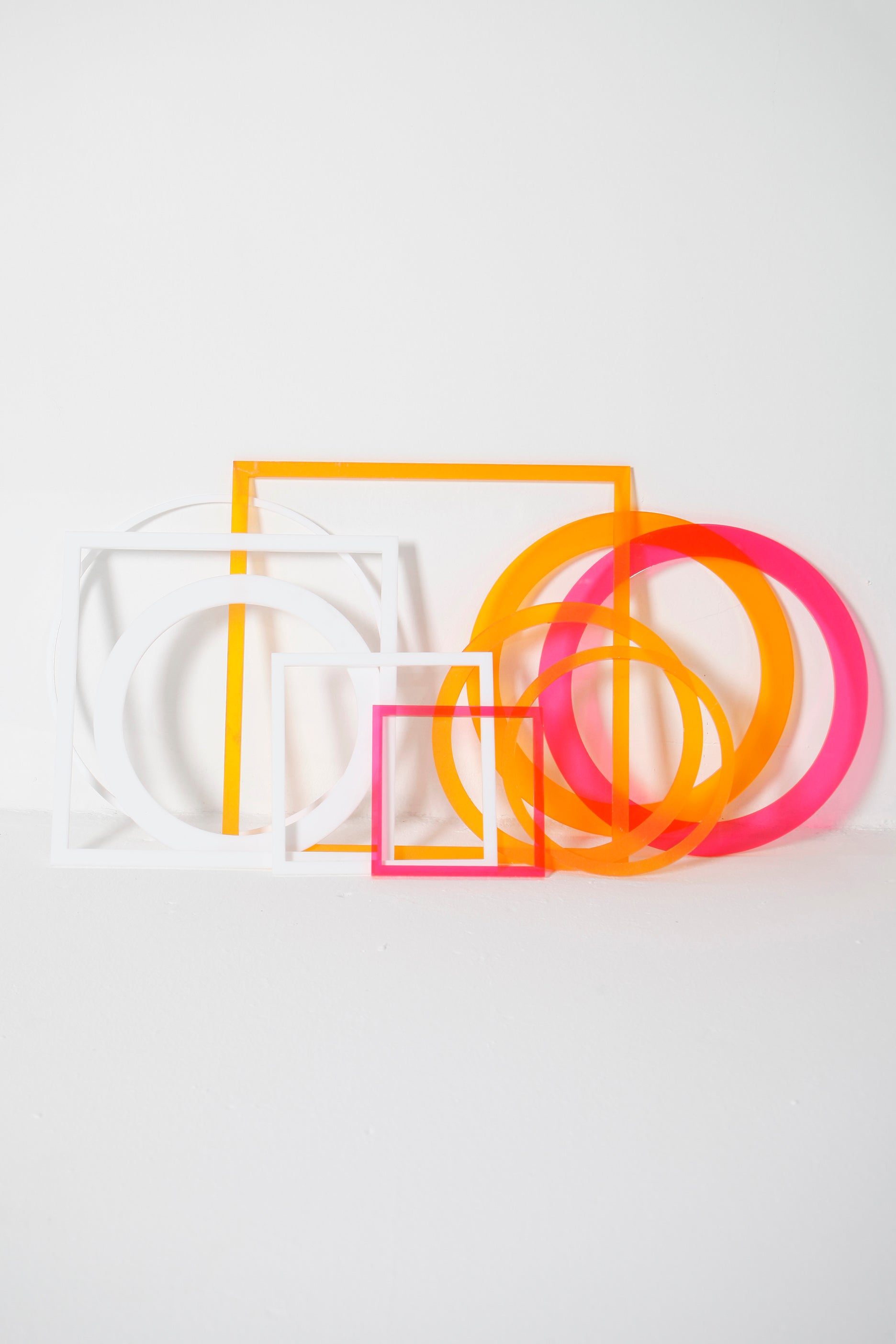 Perspex Shapes for Styling Still Life (10 pieces)