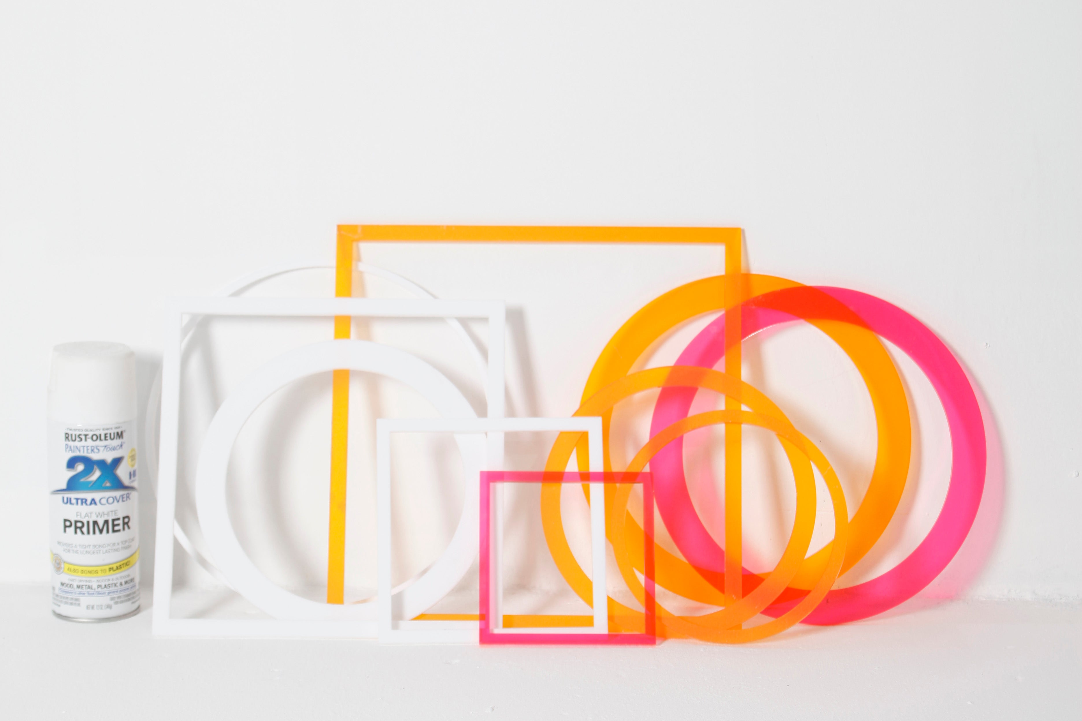 Perspex Shapes for Styling Still Life (10 pieces)