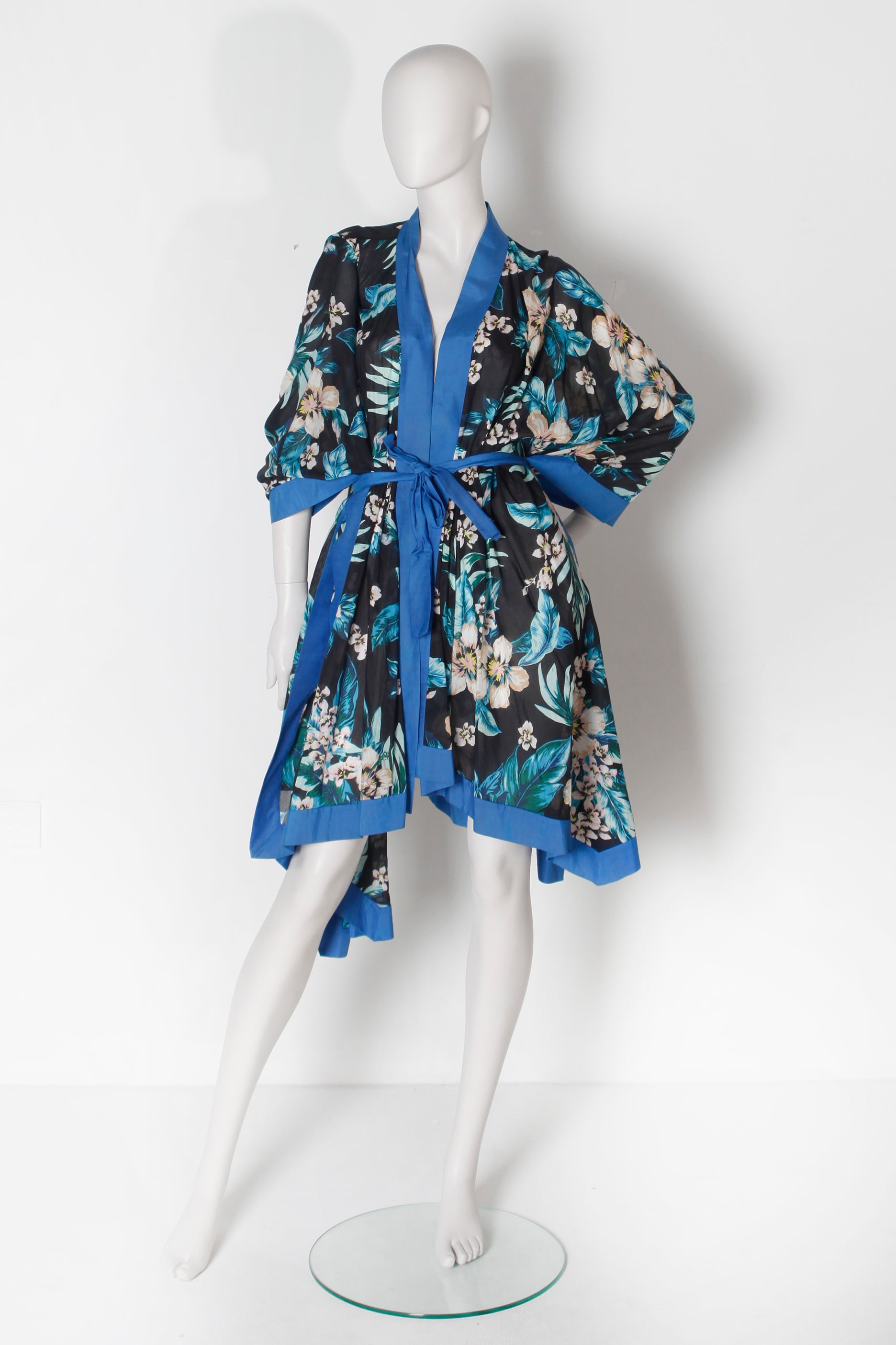 DVF Tropical Print Beach Kimono