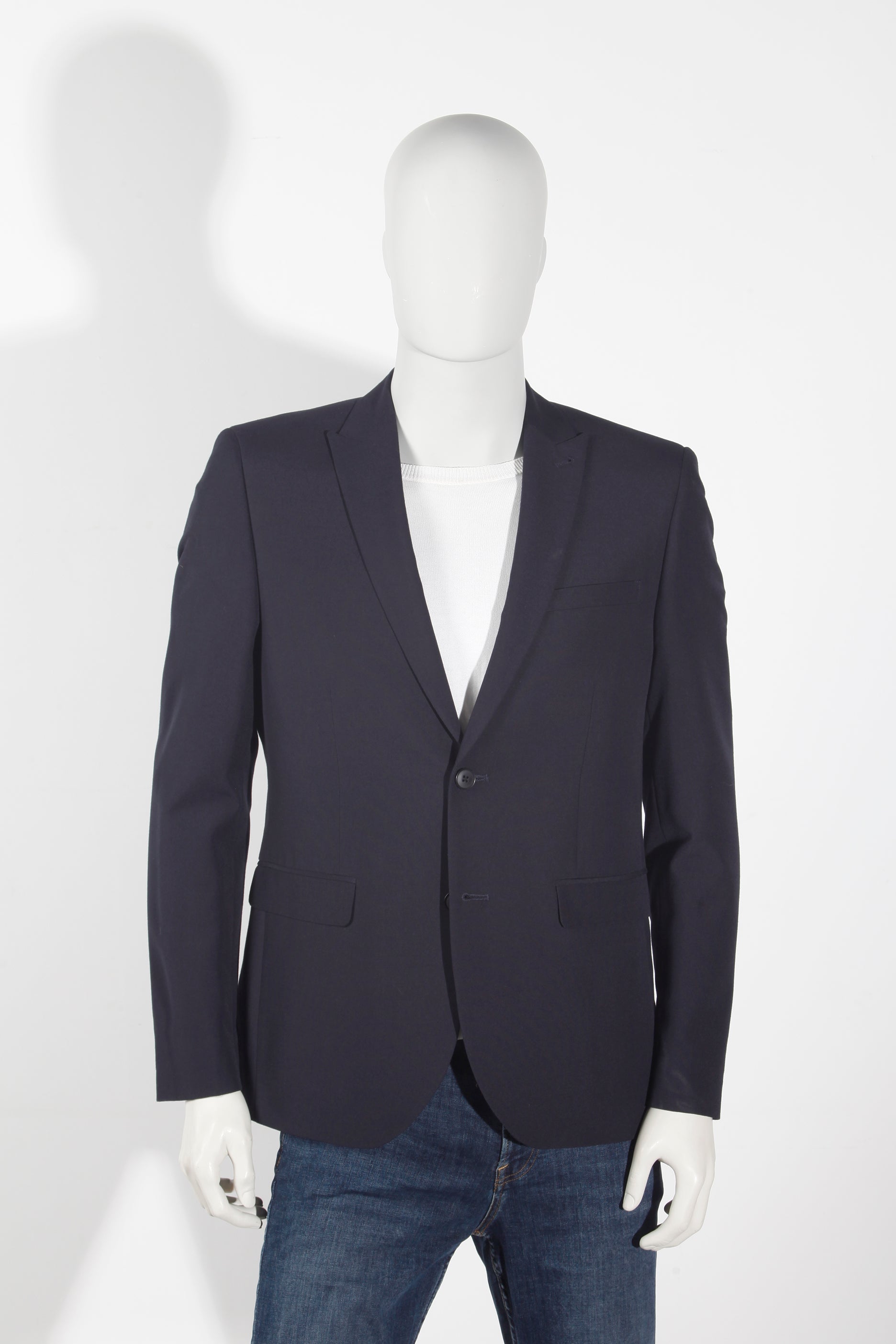 Men's Navy Blue Blazer (Eu48)