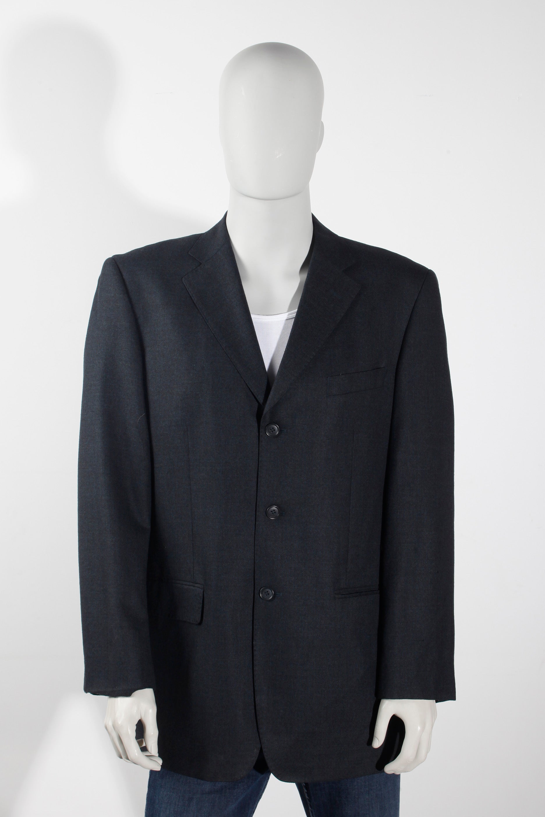 Men's Charcoal Grey Blazer (Eu52)