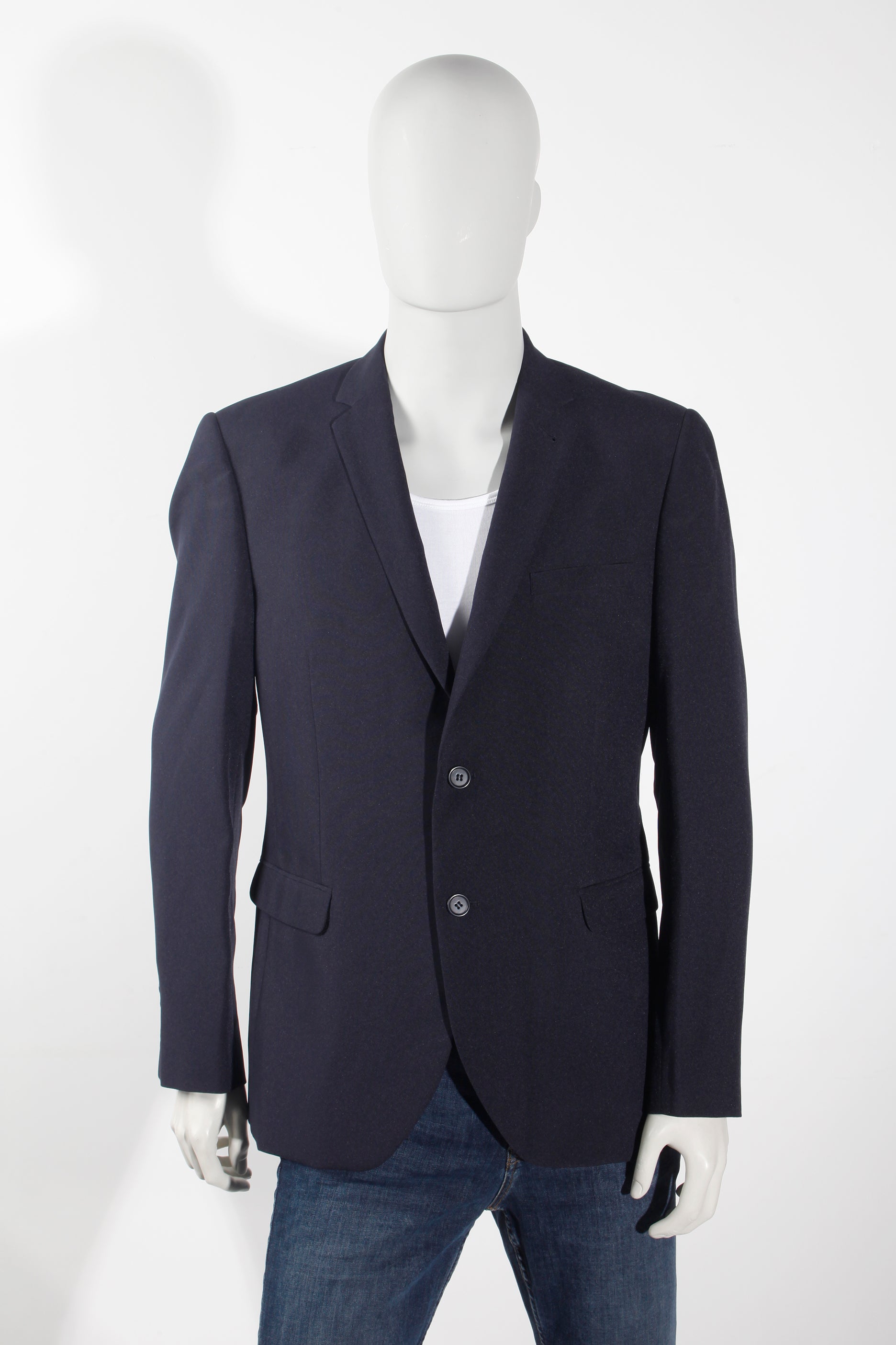 Men's Navy Blue Blazer (Eu52)